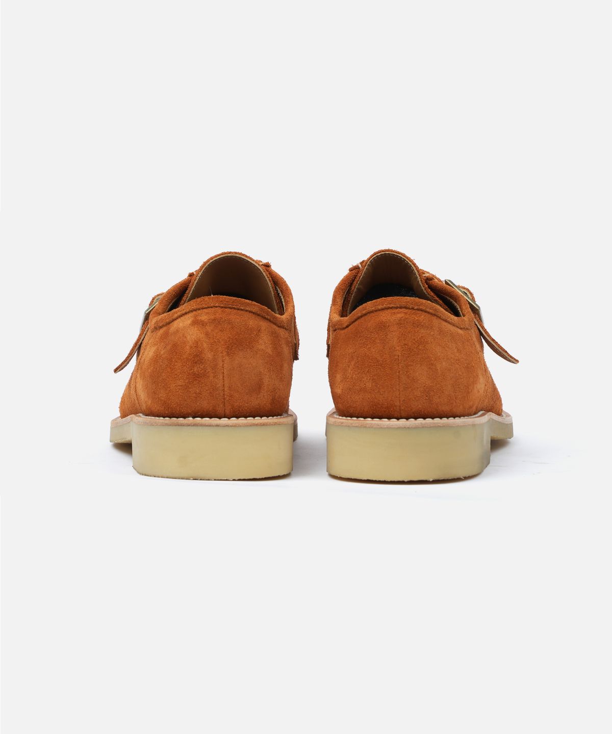 커스텀무드(CUSTOMMOOD) 카디스 벨크로 티롤리안 더비슈즈(peach brown)