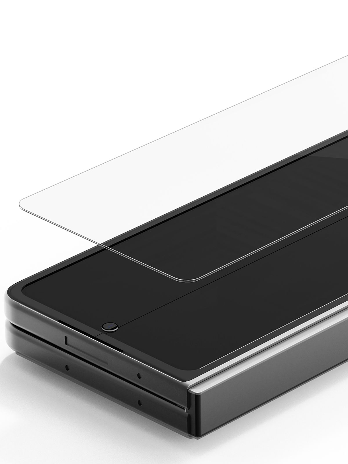 디자인스킨(DESIGNSKIN) 갤럭시Z폴드6 2.5D 풀커버 강화유리-클리어