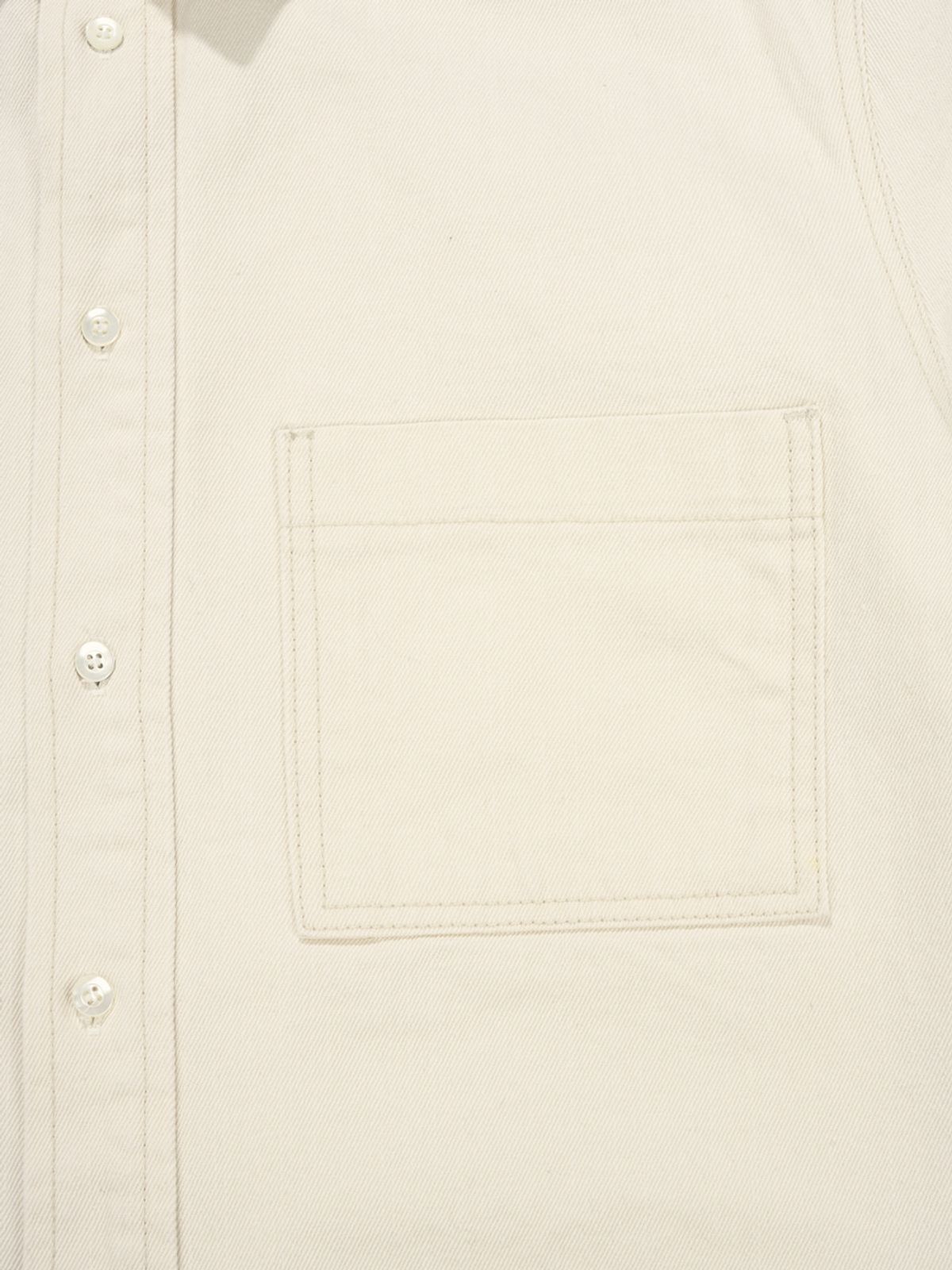 글로니(GLOWNY) G CLASSIC COTTON TWILL SHIRT (IVORY)