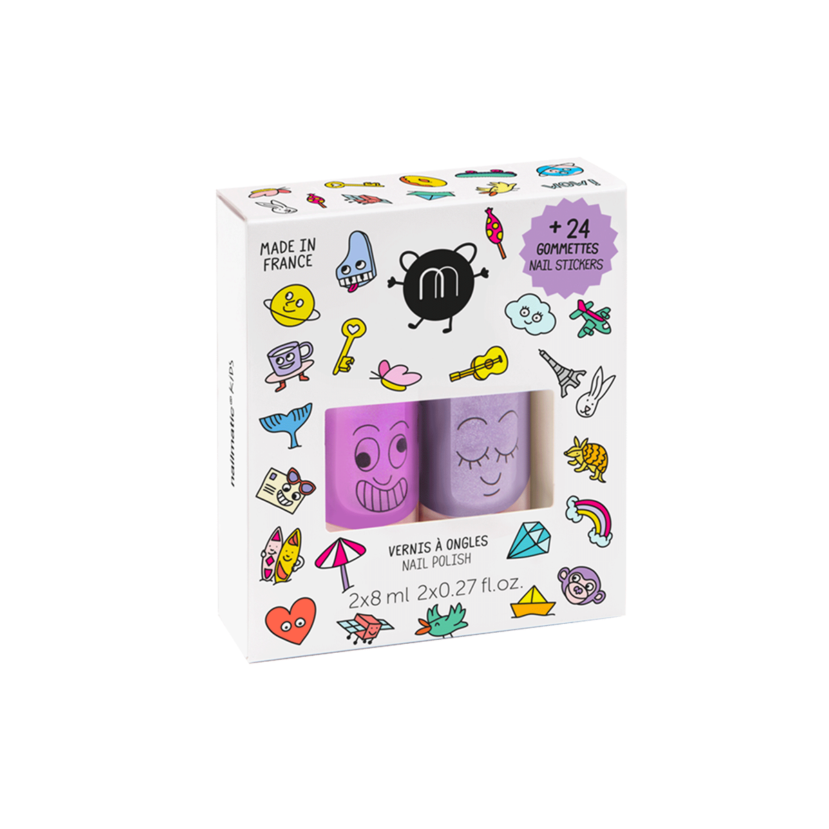 네일매틱(NAILMATIC) 워터 베이스 네일 폴리쉬 2개 세트