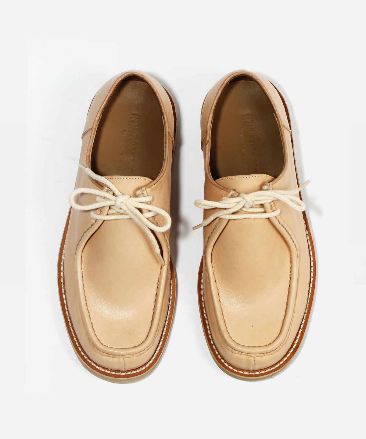 커스텀무드(CUSTOMMOOD) 카디스 베지터블 티롤리안 더비슈즈(natural beige)