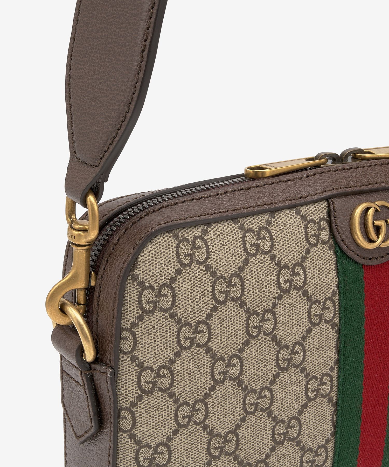 MUSINSA | GUCCI Ophidia GG Crossbody Bag - Beige Ebony