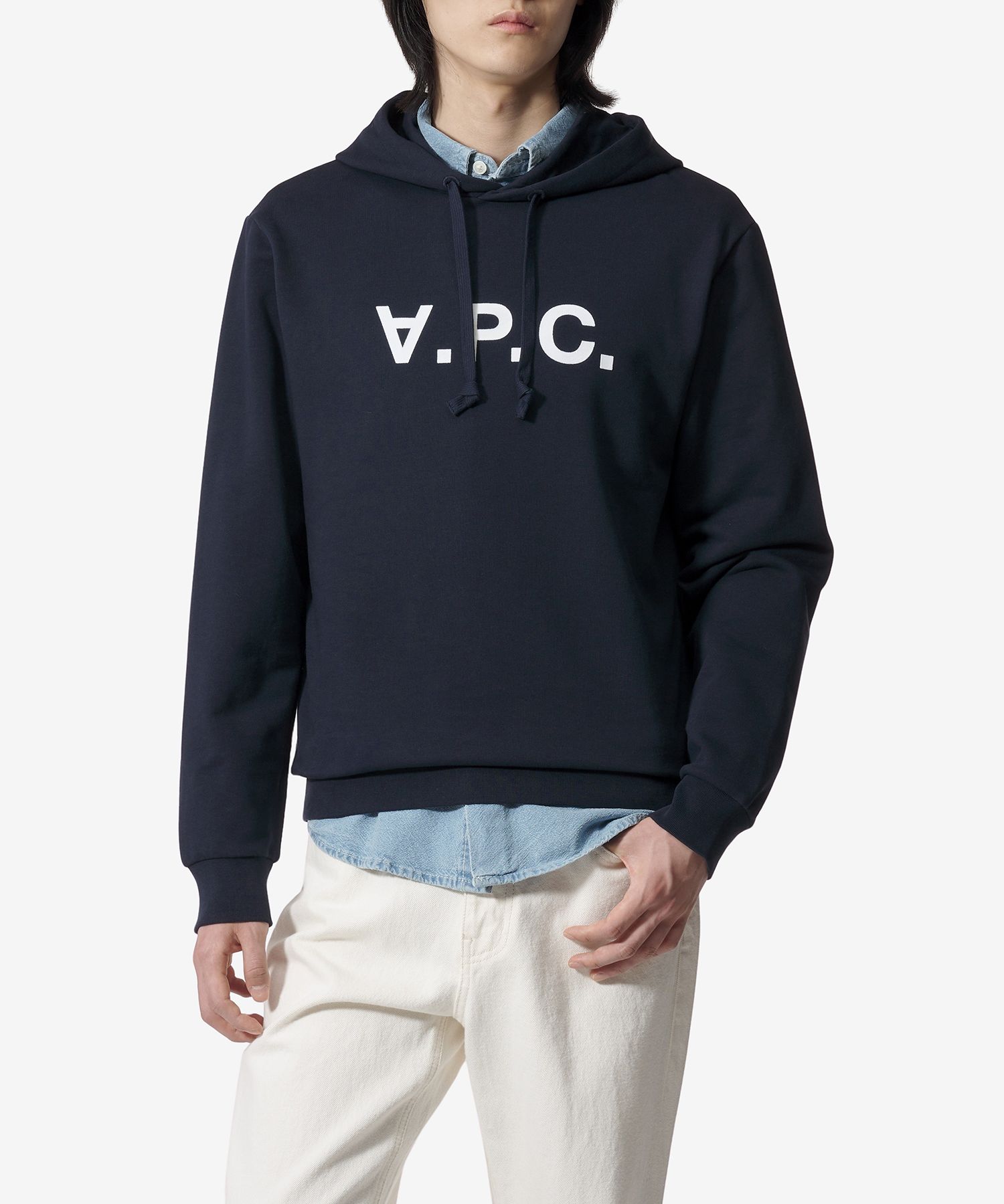 MUSINSA | A.P.C. Grand VPC Standard Fit Hood - Dark Navy