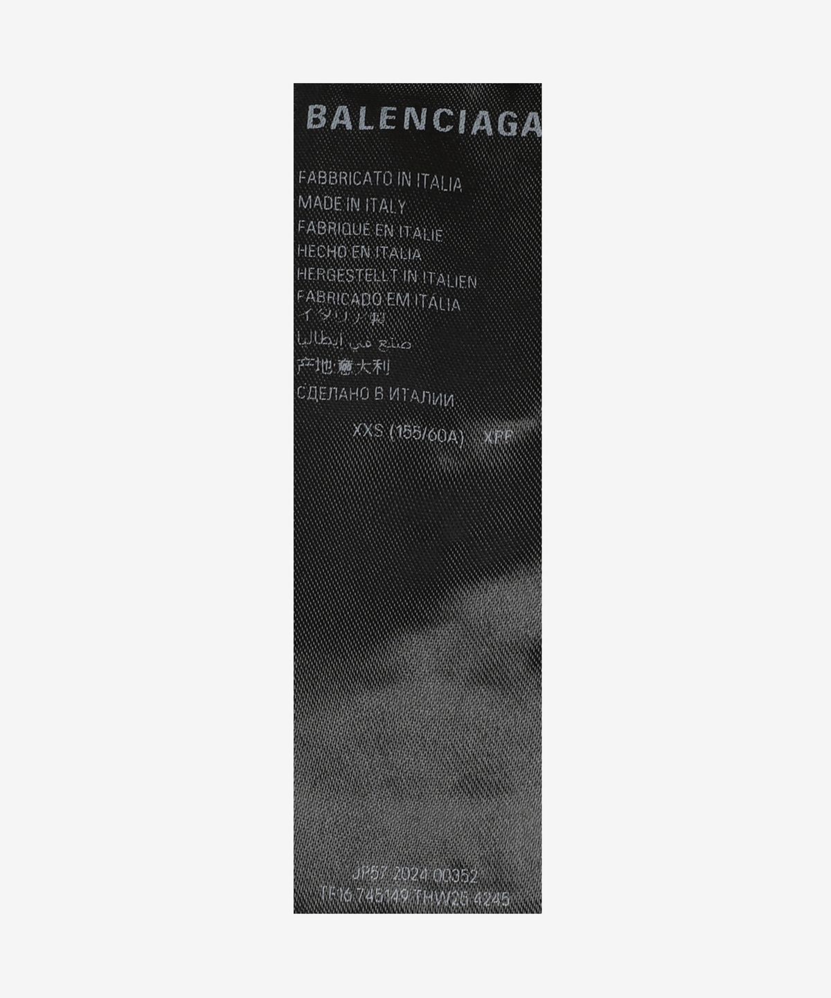 발렌시아가(BALENCIAGA) 버클 루즈핏 데님 팬츠 - 선블리치드 블루 / 745149THW254245