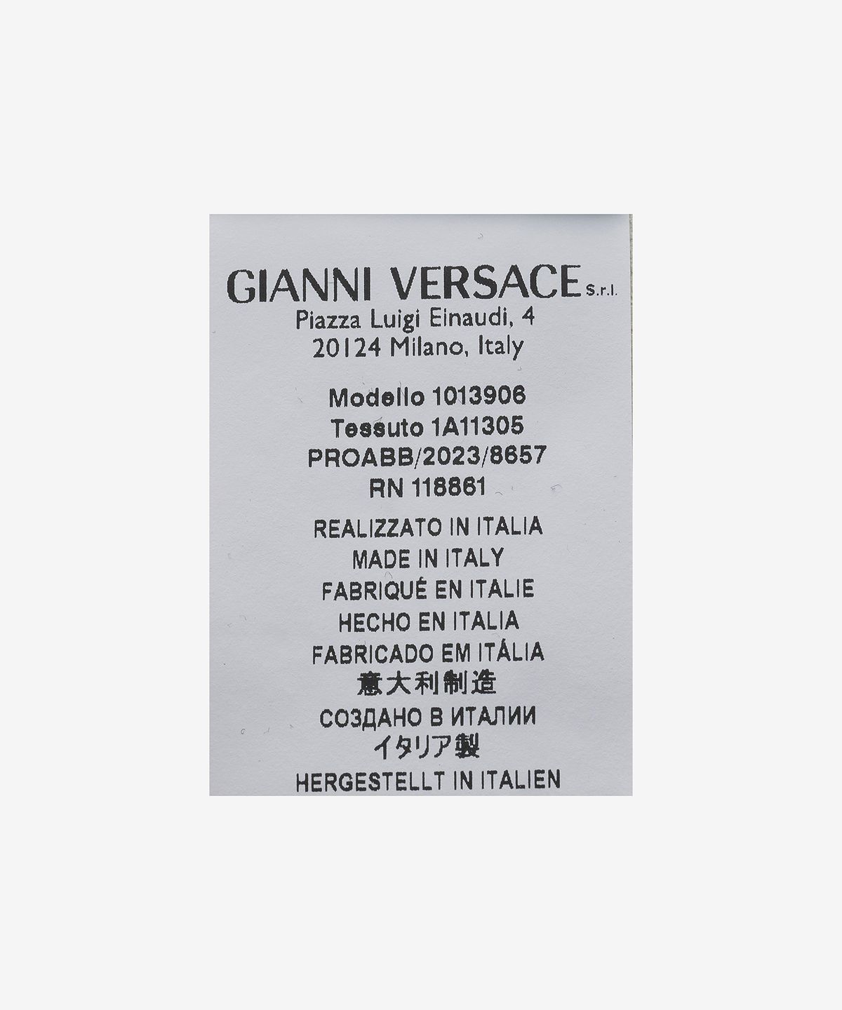 베르사체(VERSACE) 골드 자수 반소매 폴로 셔츠 - 블랙 / 10139061A113051B000