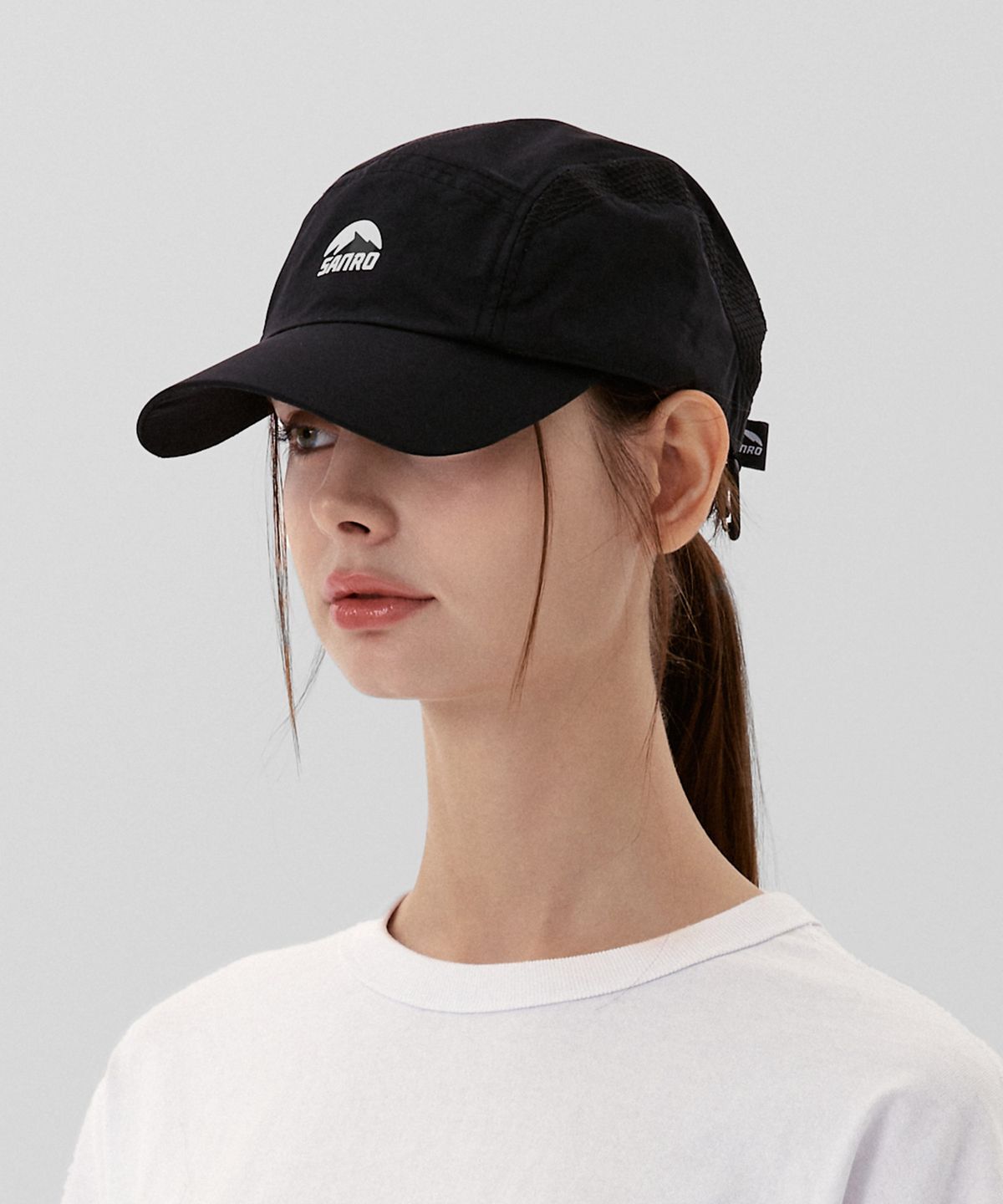산로(SANRO) [UNISEX] 선쉐이드 나일론 볼캡 - 블랙