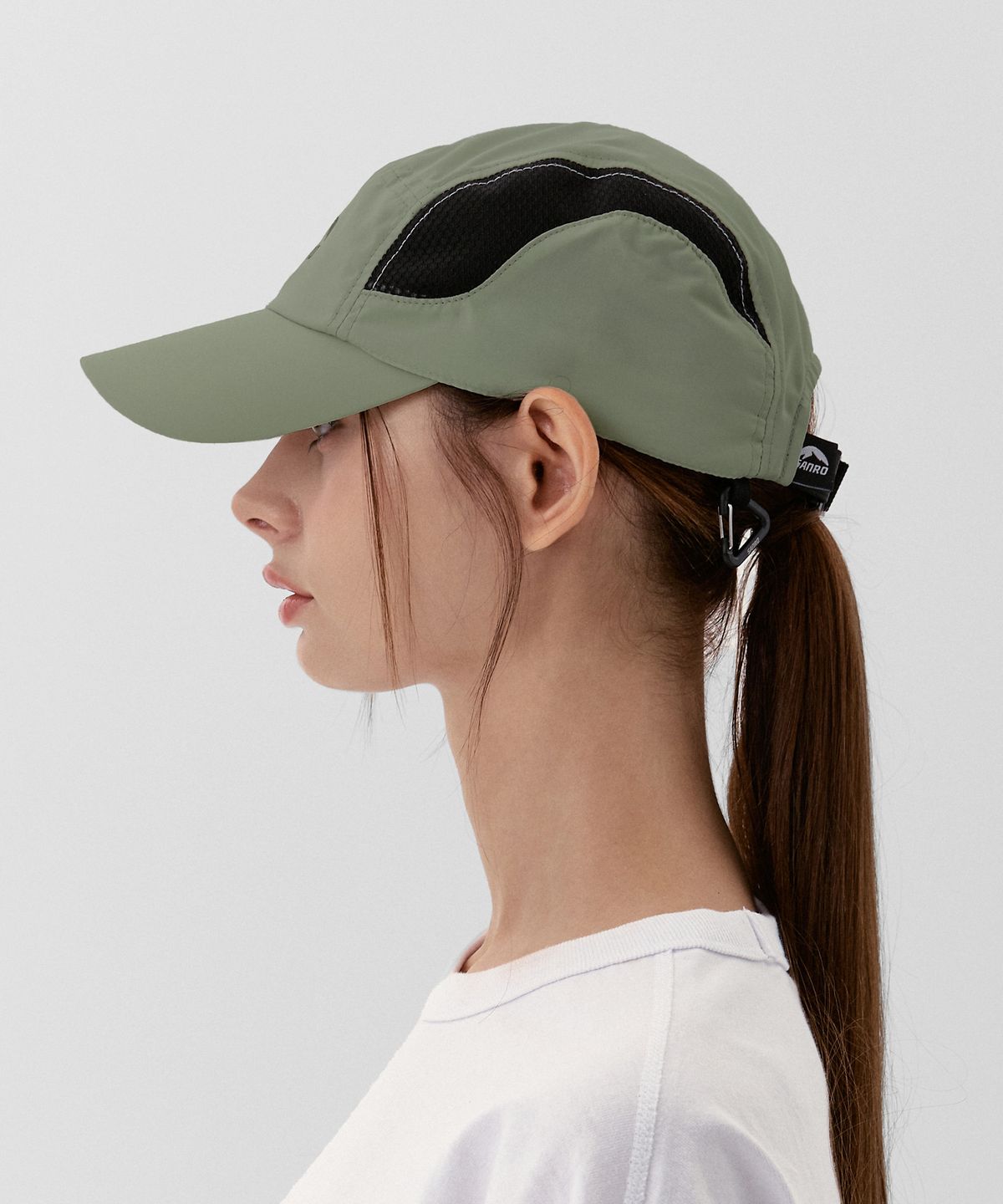 산로(SANRO) [UNISEX] 선쉐이드 나일론 볼캡 - 카키