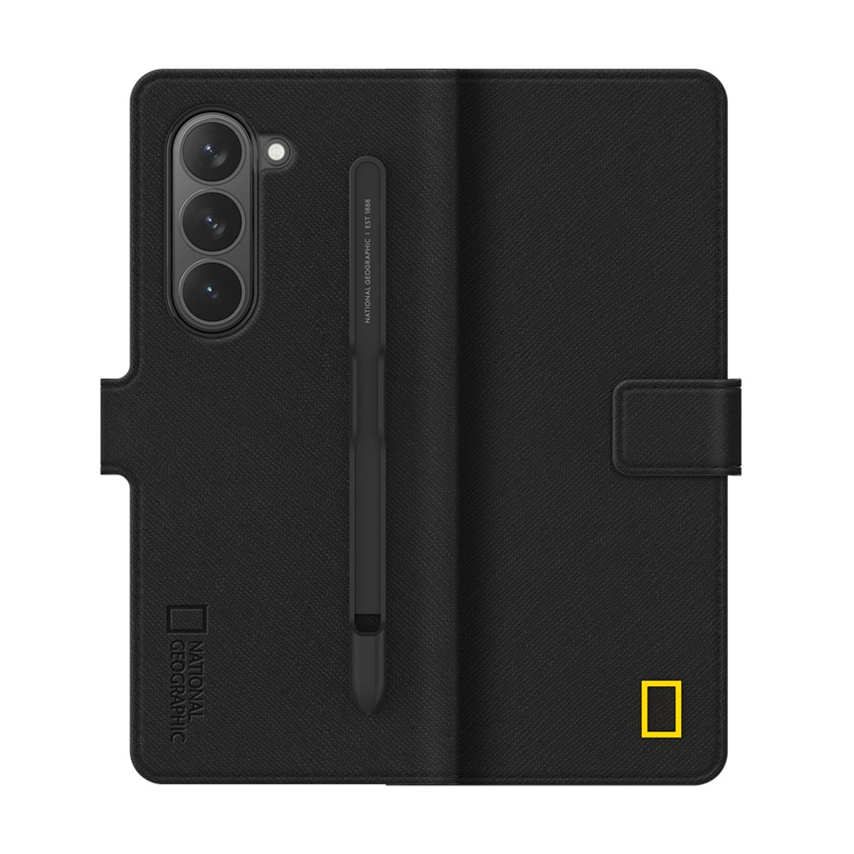 내셔널지오그래픽 모바일(NATIONAL GEOGRAPHIC MOBILE) 갤럭시Z폴드6 비즈니스 월렛 케이스 with S펜 홀더