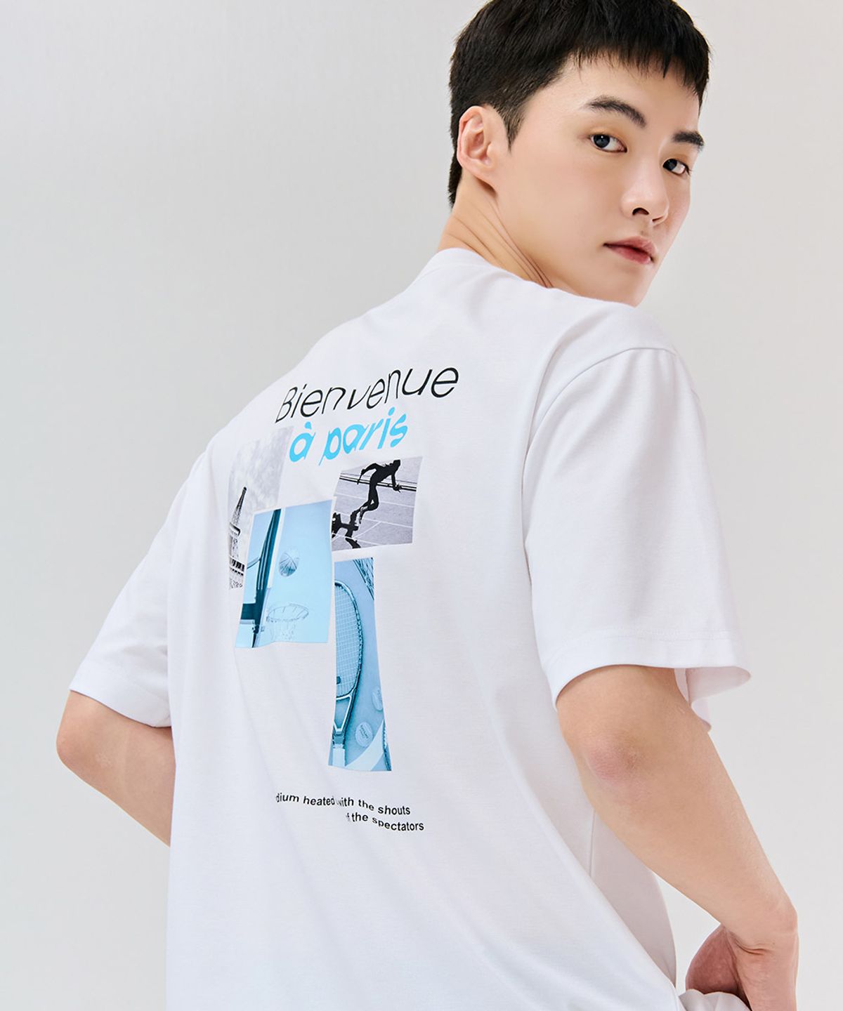 체이스컬트(CHASECULT) 남성 포토 그래픽 반팔 티셔츠-DCRK5830E01