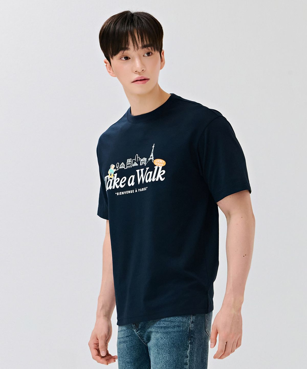 체이스컬트(CHASECULT) 공용 캐릭터 그래픽 반팔 티셔츠-DCRU5845E04