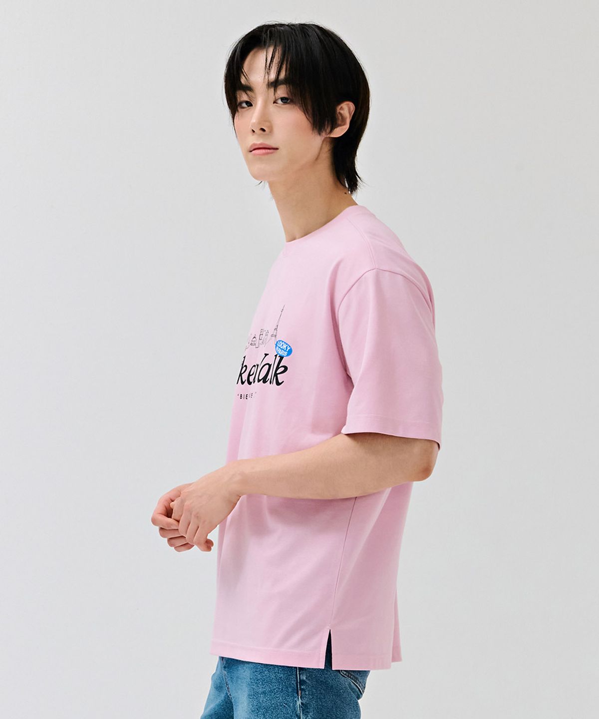 체이스컬트(CHASECULT) 공용 캐릭터 그래픽 반팔 티셔츠-DCRU5845E0P
