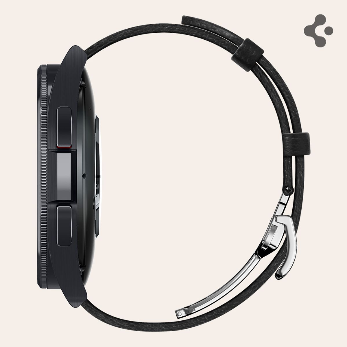 슈피겐(SPIGEN) 갤럭시워치7 FE 스트랩 갤럭시워치6 5 프로 디버클 천연가죽 밴드 엔조