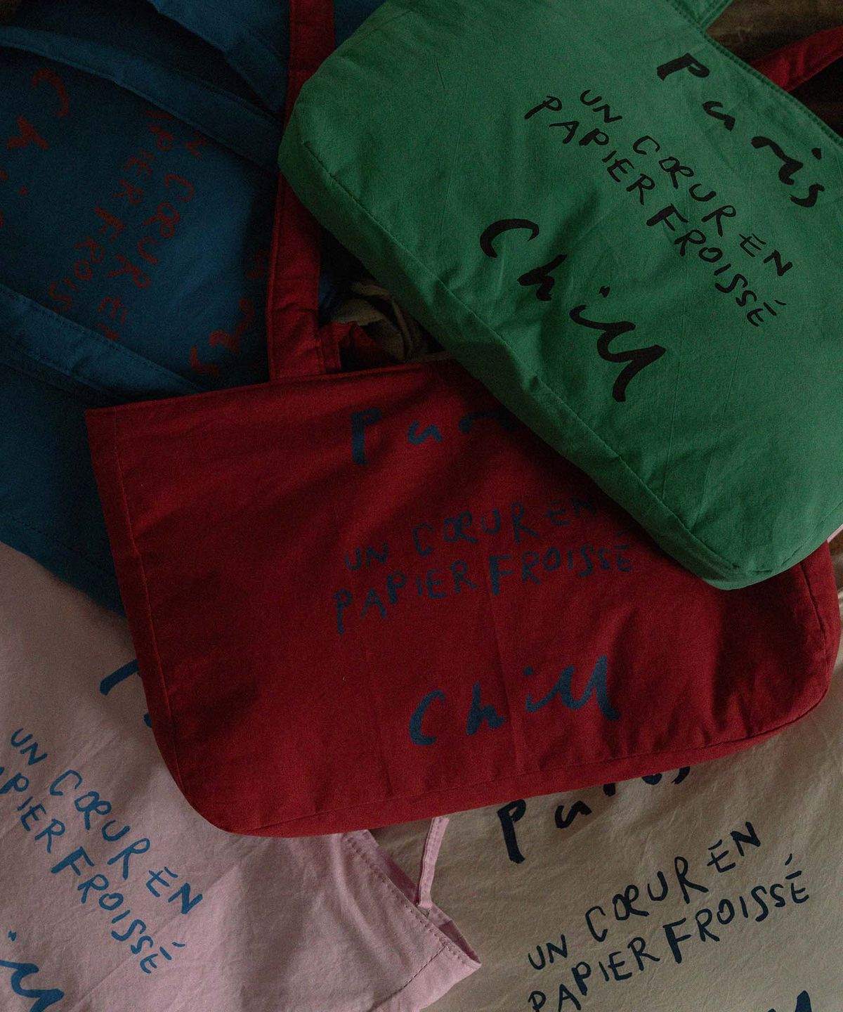 호텔파리칠(HOTEL PARIS CHILL) Paper Heart Puffer Bag (5color)