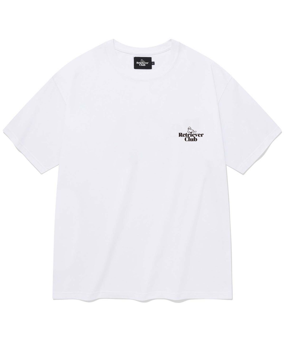 리트리버클럽(RETRIEVER CLUB) [2-PACK] RC LOGO SHORT SLEEVE [WHITE/BLACK]