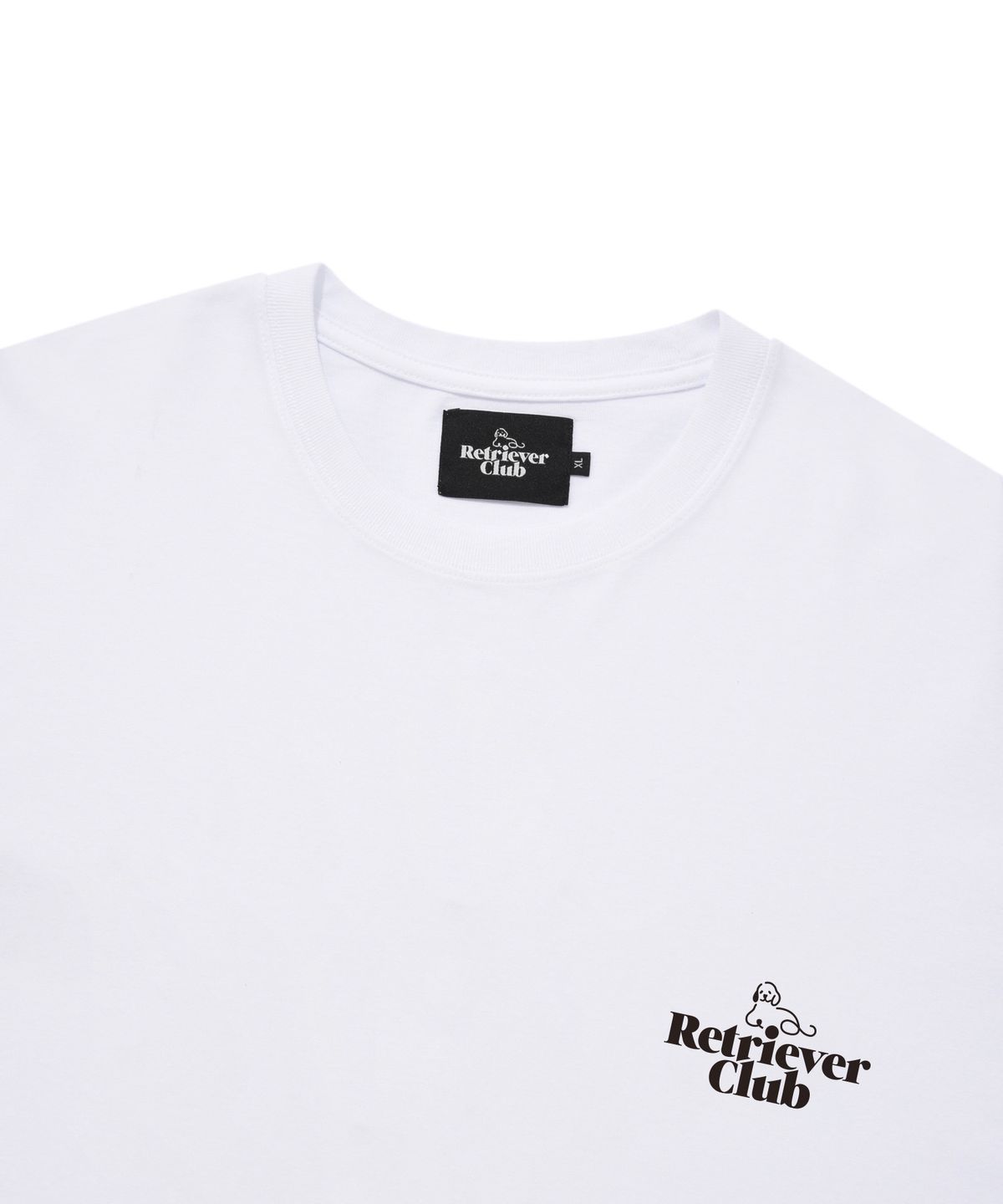리트리버클럽(RETRIEVER CLUB) [2-PACK] RC LOGO SHORT SLEEVE [WHITE/BLACK]