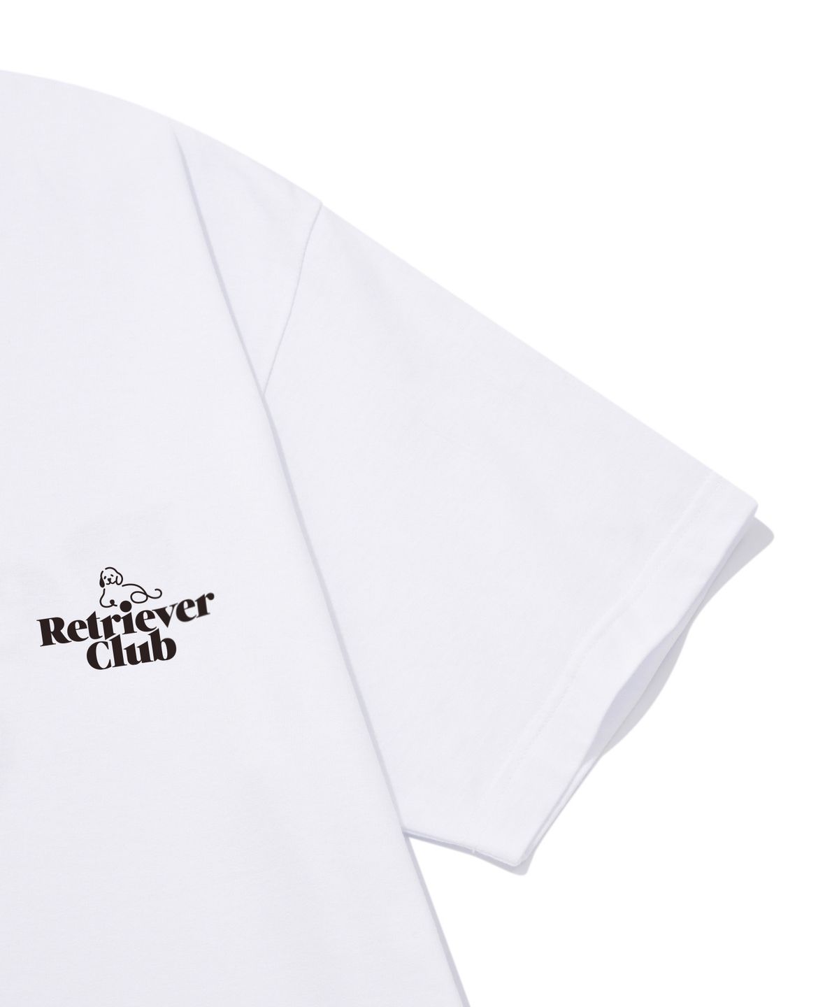 리트리버클럽(RETRIEVER CLUB) [2-PACK] RC LOGO SHORT SLEEVE [WHITE/BLACK]