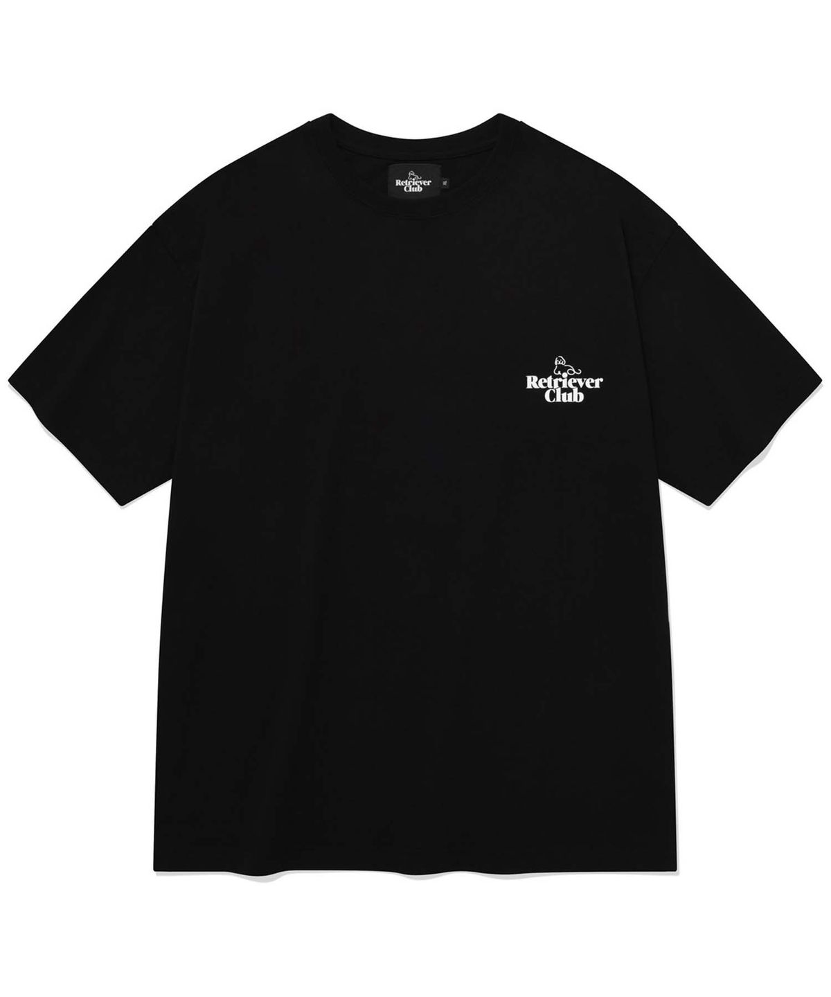 리트리버클럽(RETRIEVER CLUB) [2-PACK] RC LOGO SHORT SLEEVE [WHITE/BLACK]