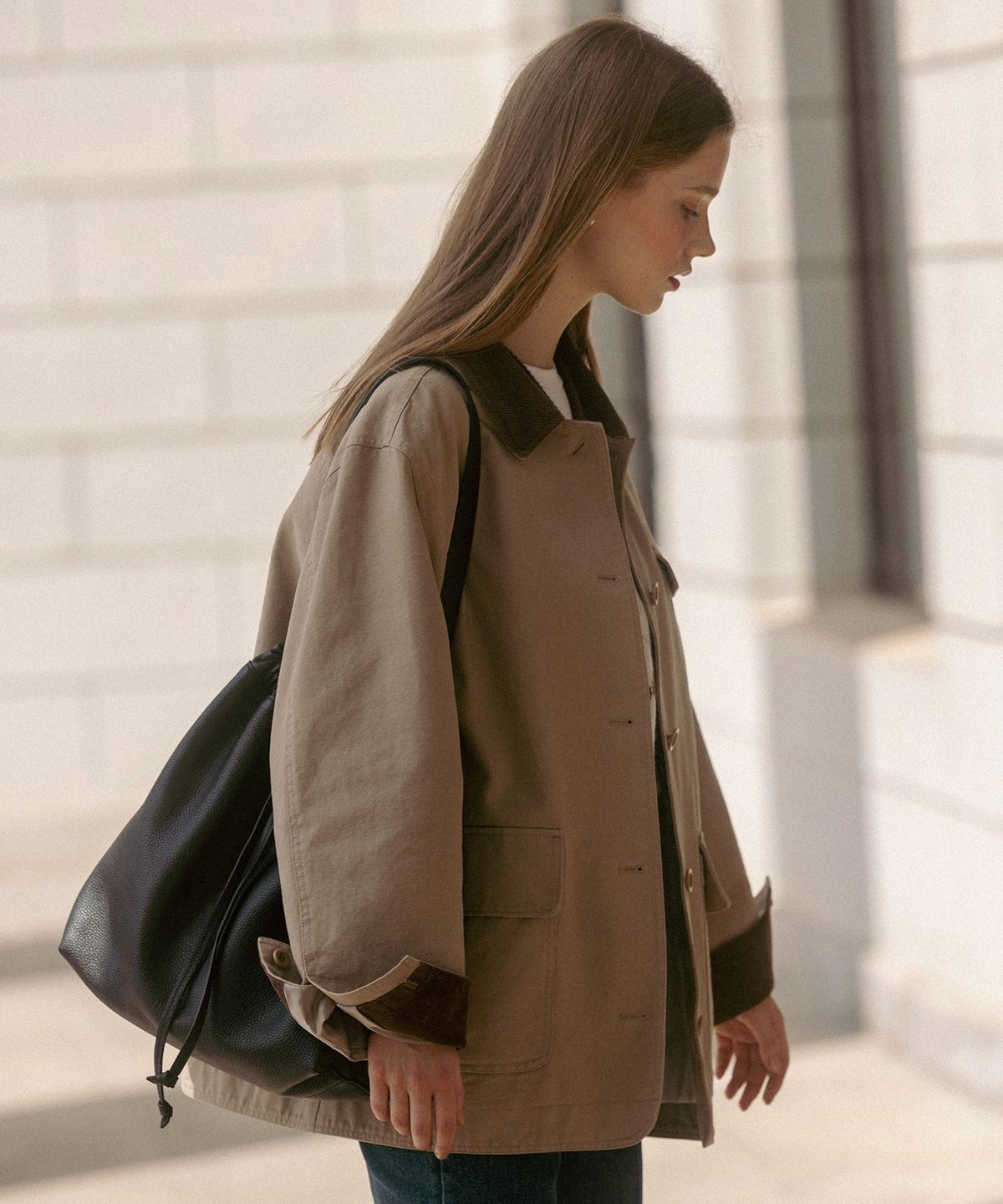 튜드먼트(TTUDEMENT) COTTON WORK JACKET BEIGE