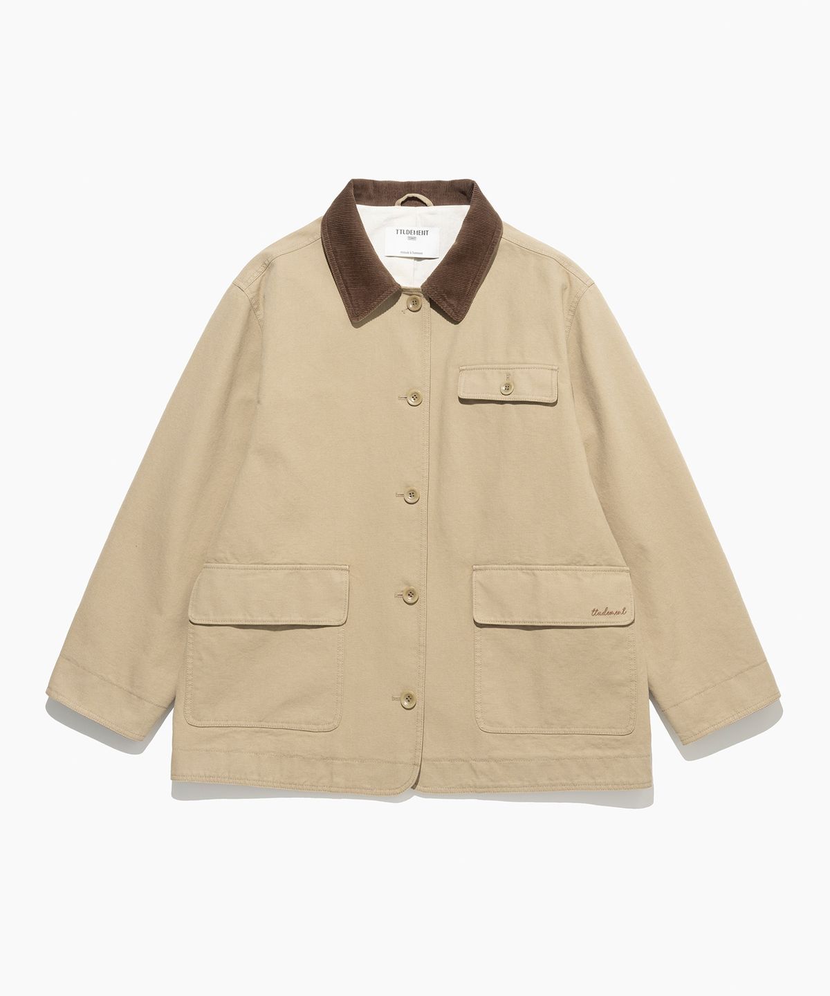 튜드먼트(TTUDEMENT) COTTON WORK JACKET BEIGE