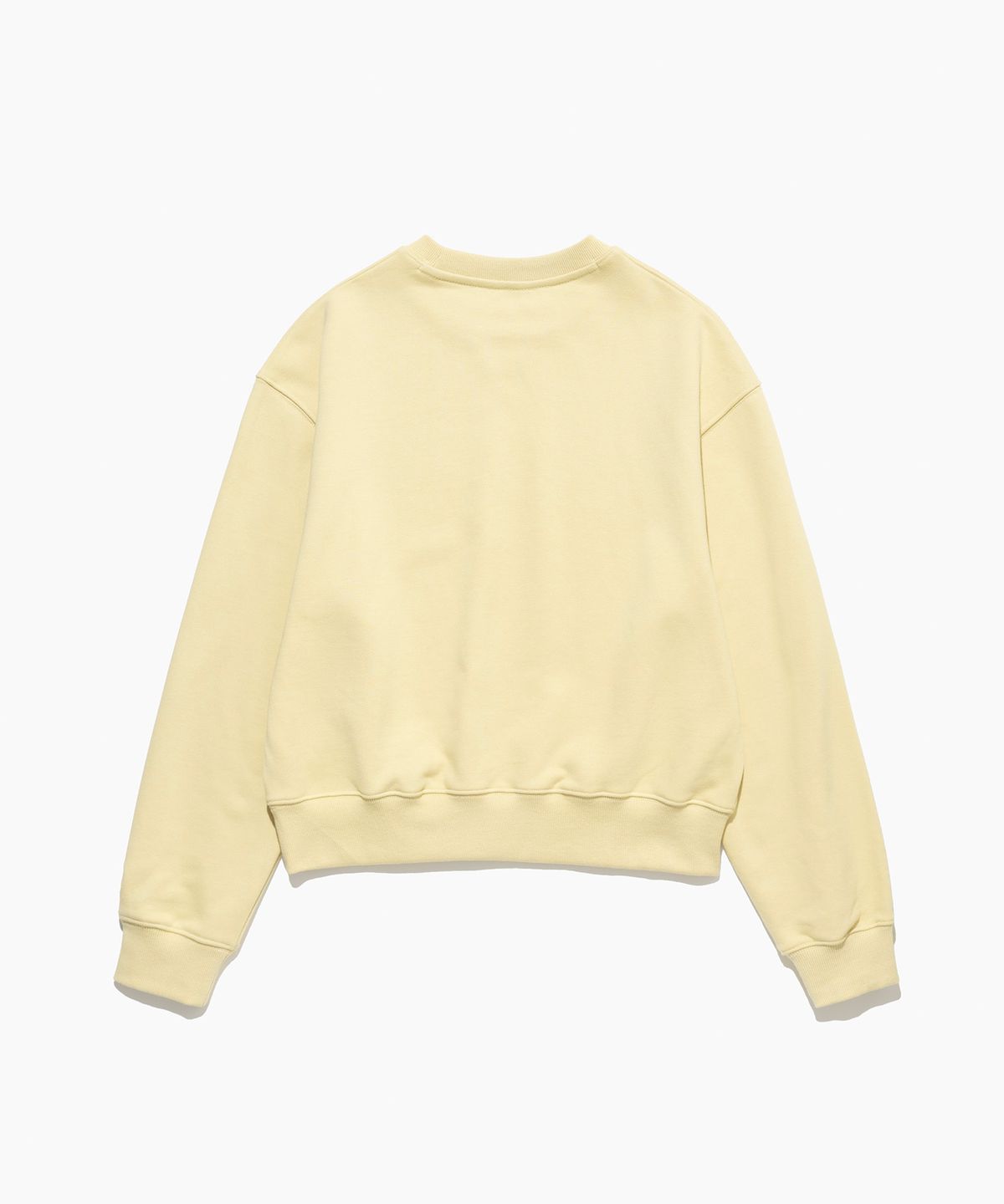 튜드먼트(TTUDEMENT) ESSENTIAL LOGO SWEATSHIRT BUTTER