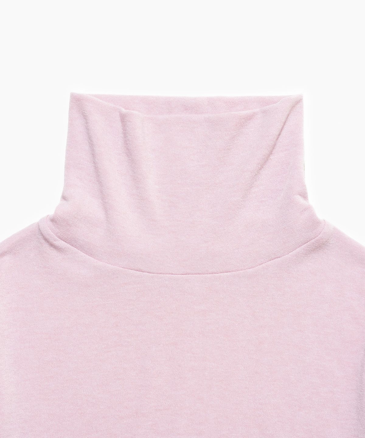 튜드먼트(TTUDEMENT) ROLL-NECK LONG SLEEVE TOP PINK