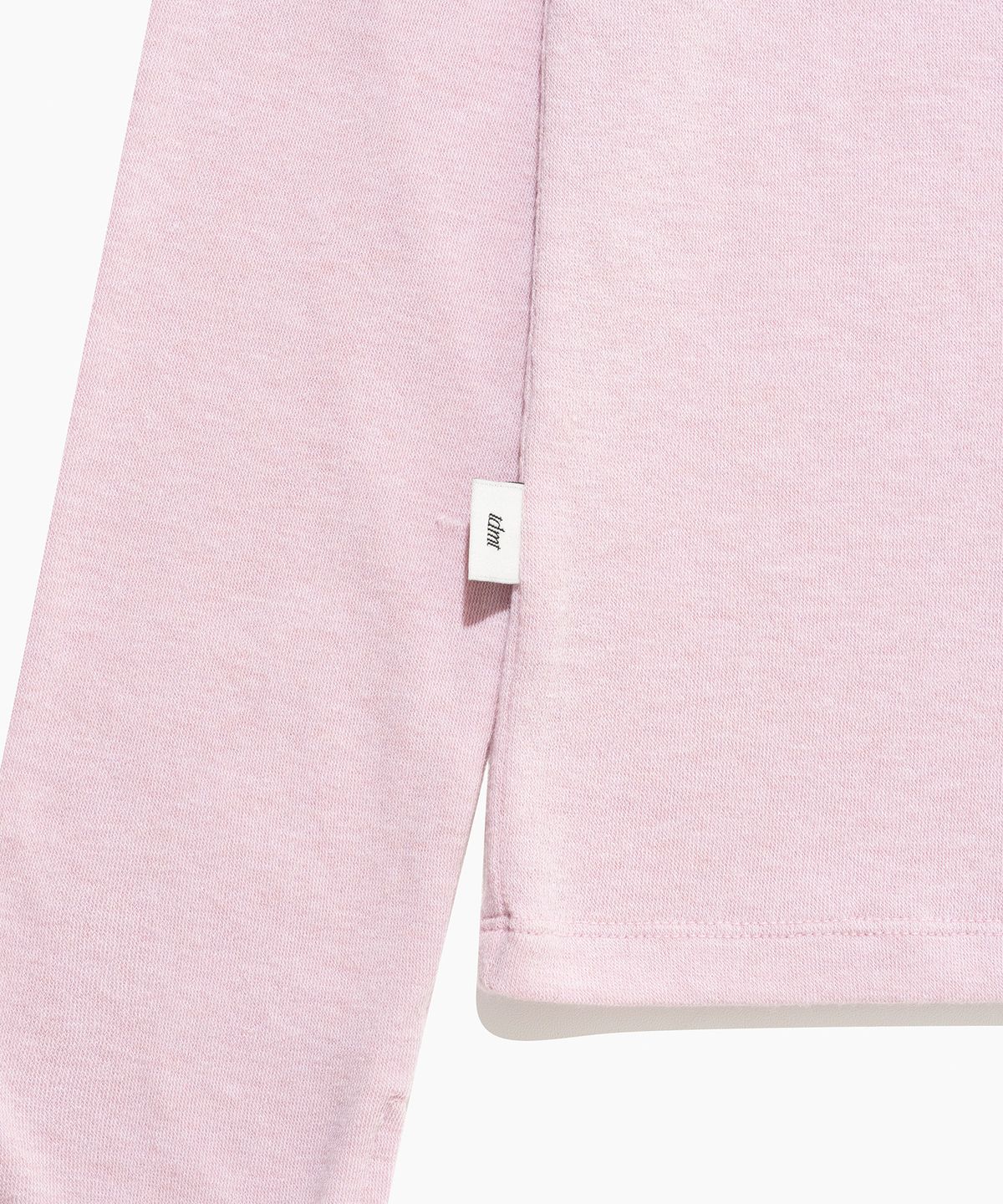 튜드먼트(TTUDEMENT) ROLL-NECK LONG SLEEVE TOP PINK