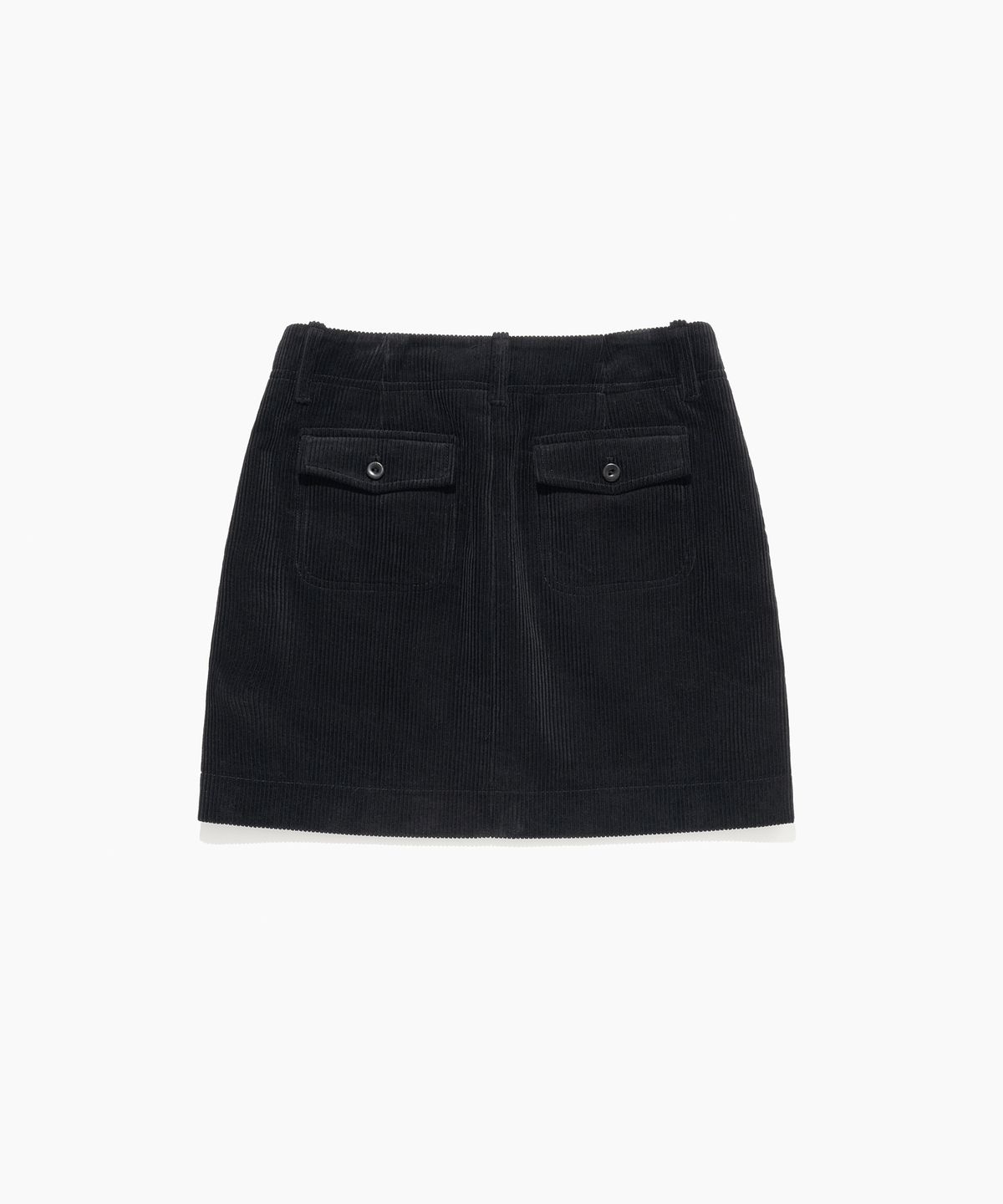 튜드먼트(TTUDEMENT) CORDUROY MINI SKIRT BLACK