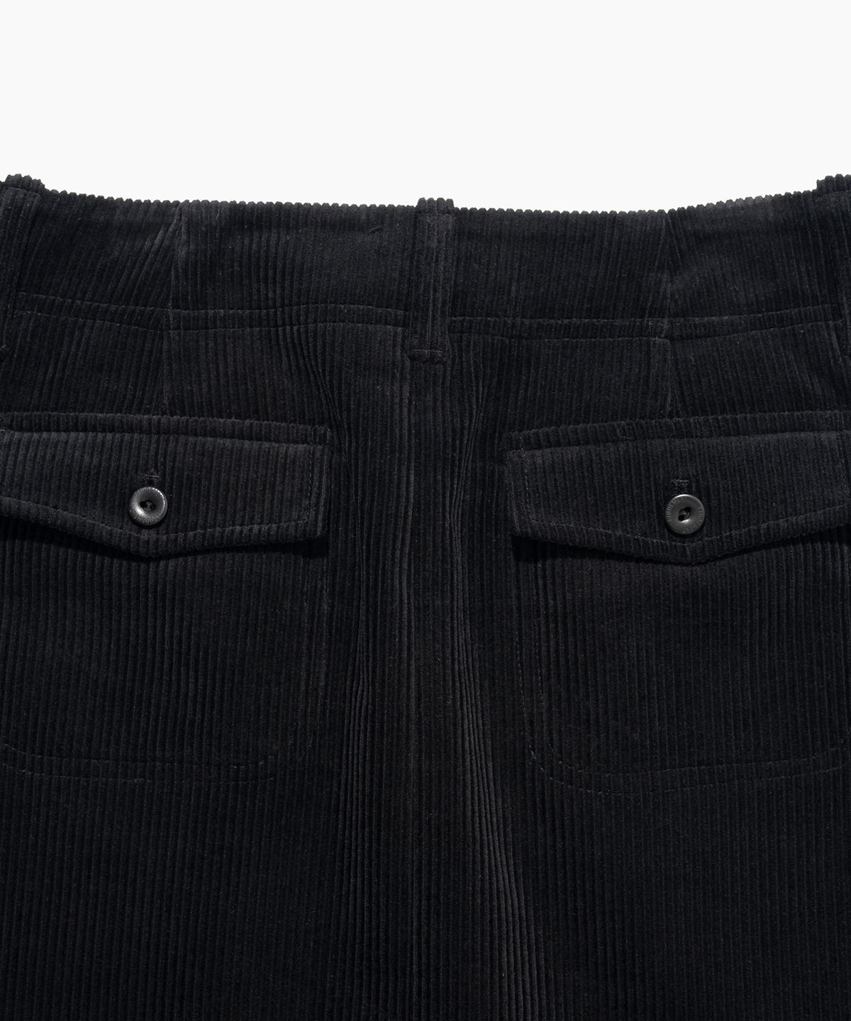 튜드먼트(TTUDEMENT) CORDUROY MINI SKIRT BLACK