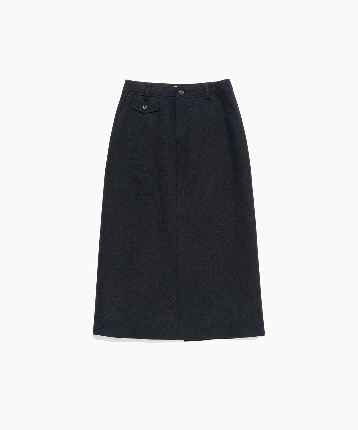 튜드먼트(TTUDEMENT) H-LINE POCKET SKIRT BLACK