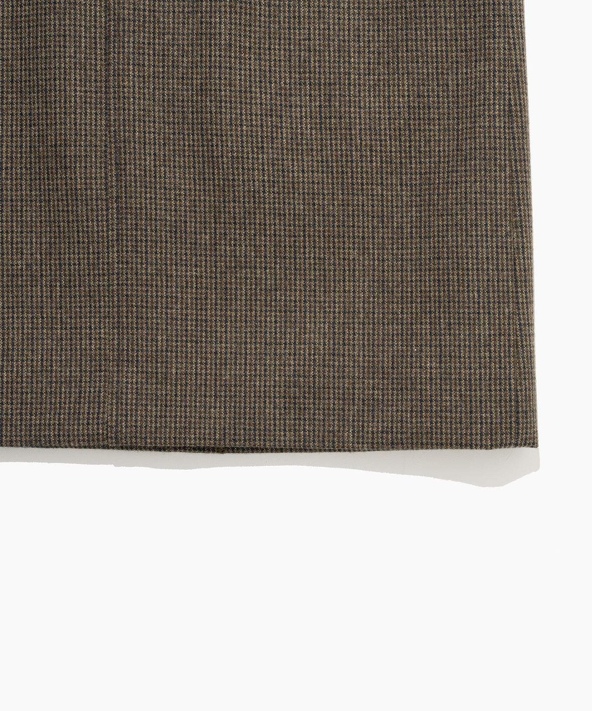 튜드먼트(TTUDEMENT) H-LINE POCKET SKIRT BROWN CHECK
