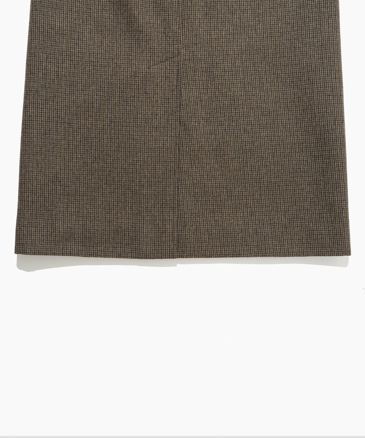 튜드먼트(TTUDEMENT) H-LINE POCKET SKIRT BROWN CHECK