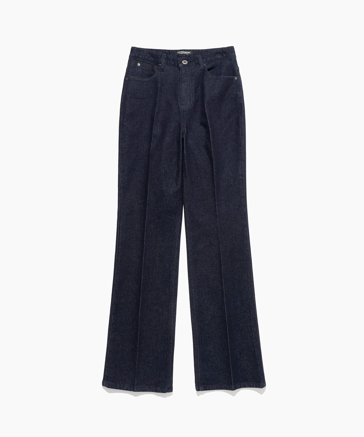 튜드먼트(TTUDEMENT) BOOT-CUT DENIM PANTS INDIGO