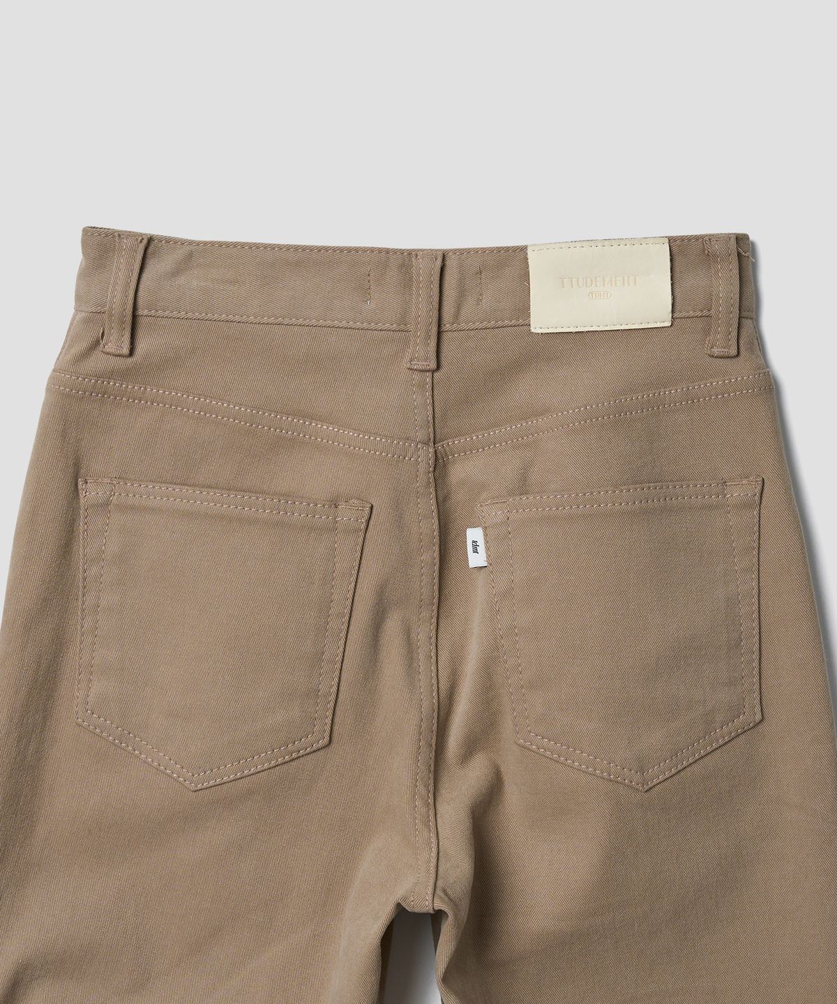 튜드먼트(TTUDEMENT) COTTON FLARED PANTS_BEIGE