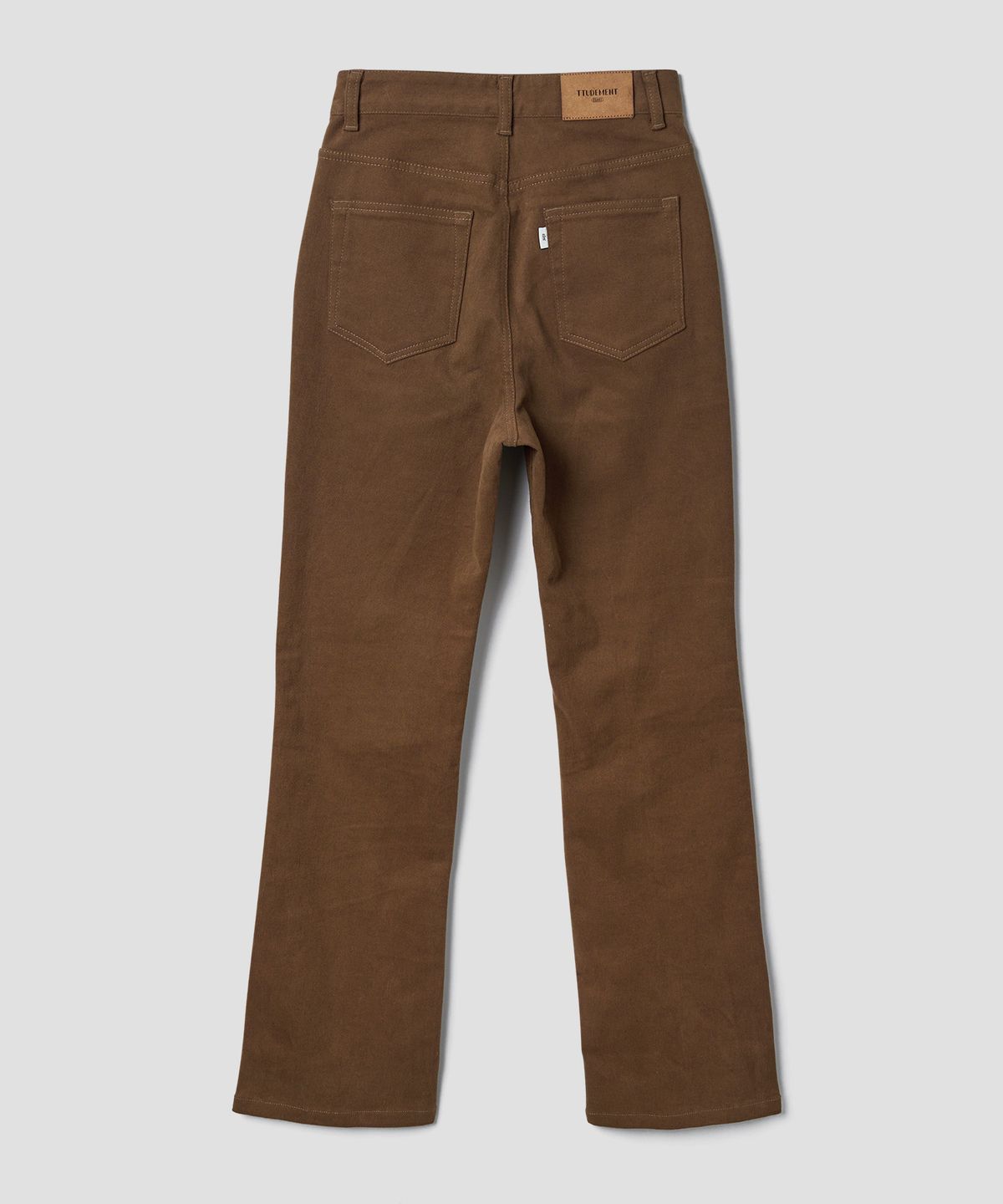 튜드먼트(TTUDEMENT) COTTON FLARED PANTS_CAMEL