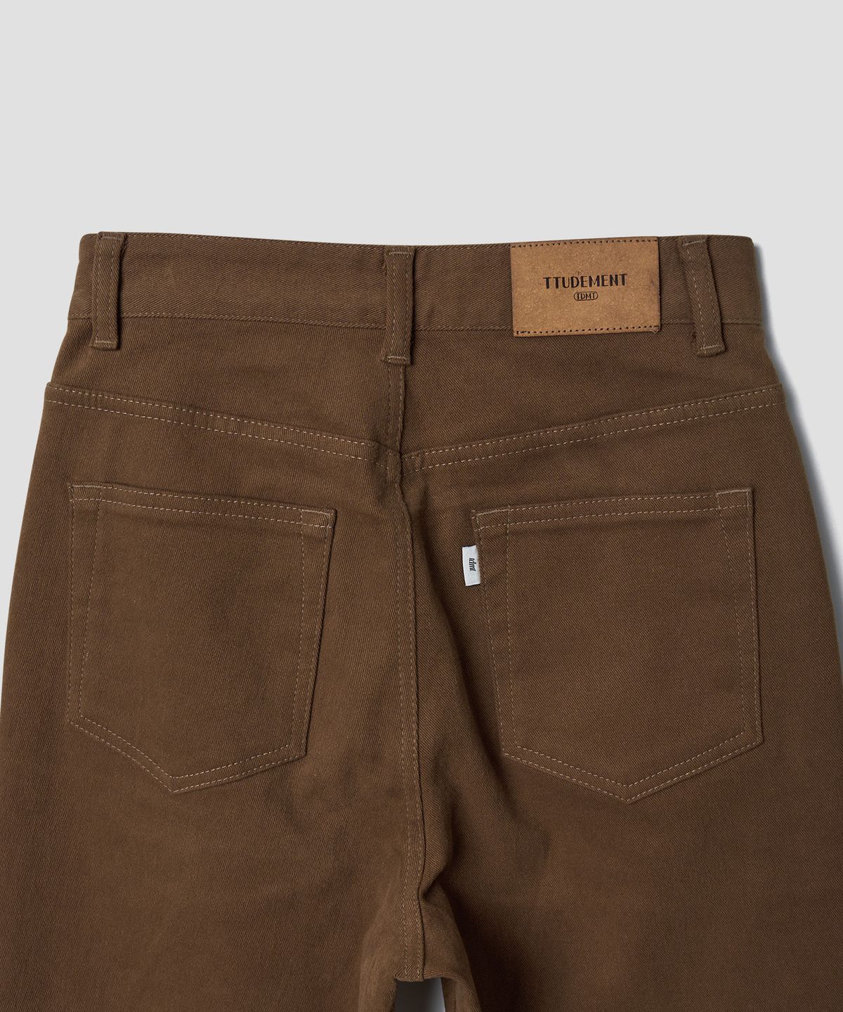 튜드먼트(TTUDEMENT) COTTON FLARED PANTS_CAMEL