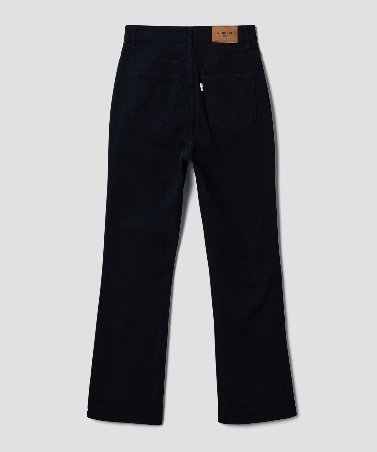 튜드먼트(TTUDEMENT) COTTON FLARED PANTS_BLACK