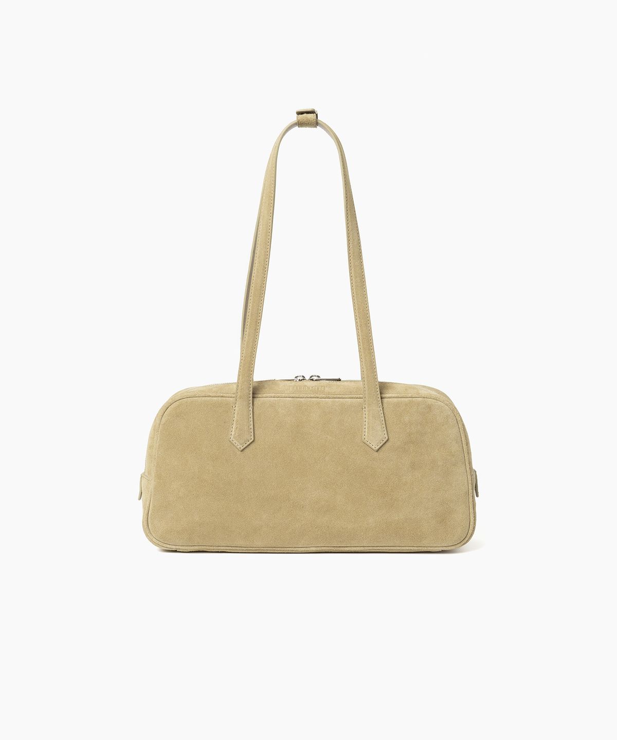튜드먼트(TTUDEMENT) SUEDE BOWLING SHOULDER BAG BEIGE