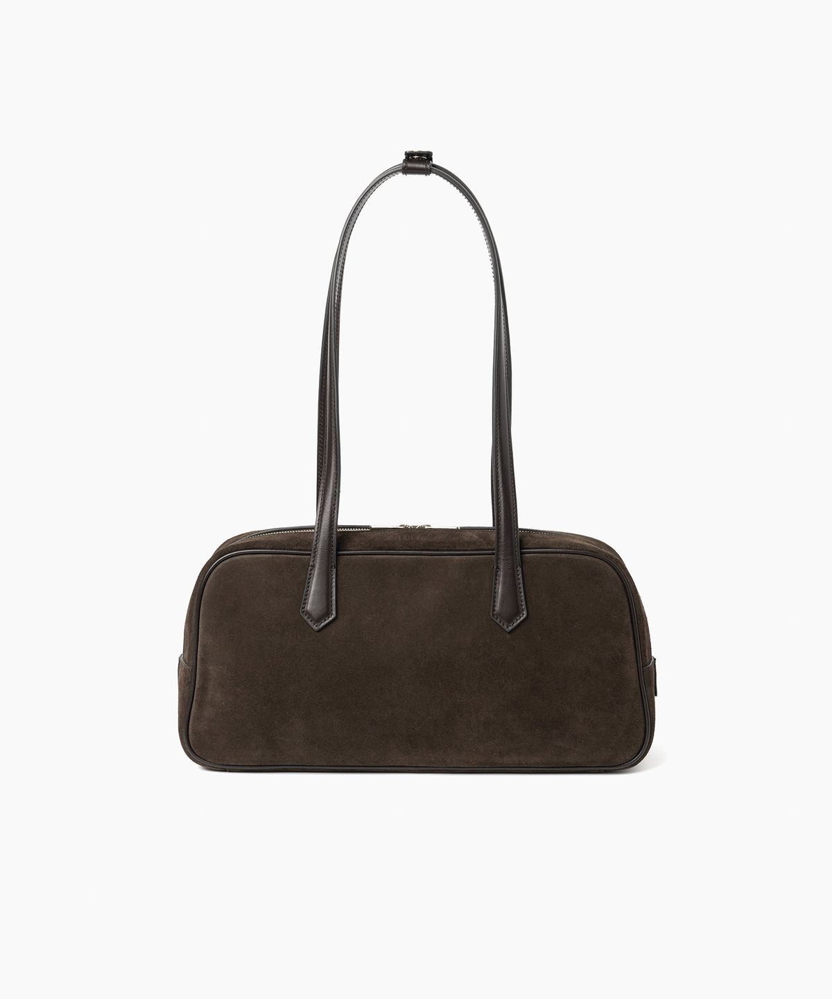 튜드먼트(TTUDEMENT) SUEDE BOWLING SHOULDER BAG BROWN