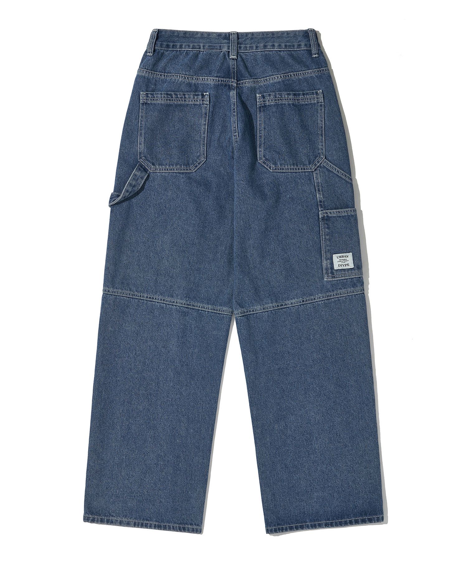 [TWN]★25SS★韓国人気★URBANE CARPENTER DENIM PANTS MUSINSA | URBANDTYPE Outpocket Carpenter Denim Pants_Indigo