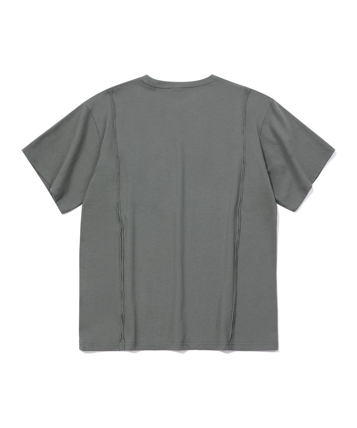 에피소드 언타이틀(EPISODE UNTITLED) CUT-OFF LOGO RING POINT T-SHIRT_GREY