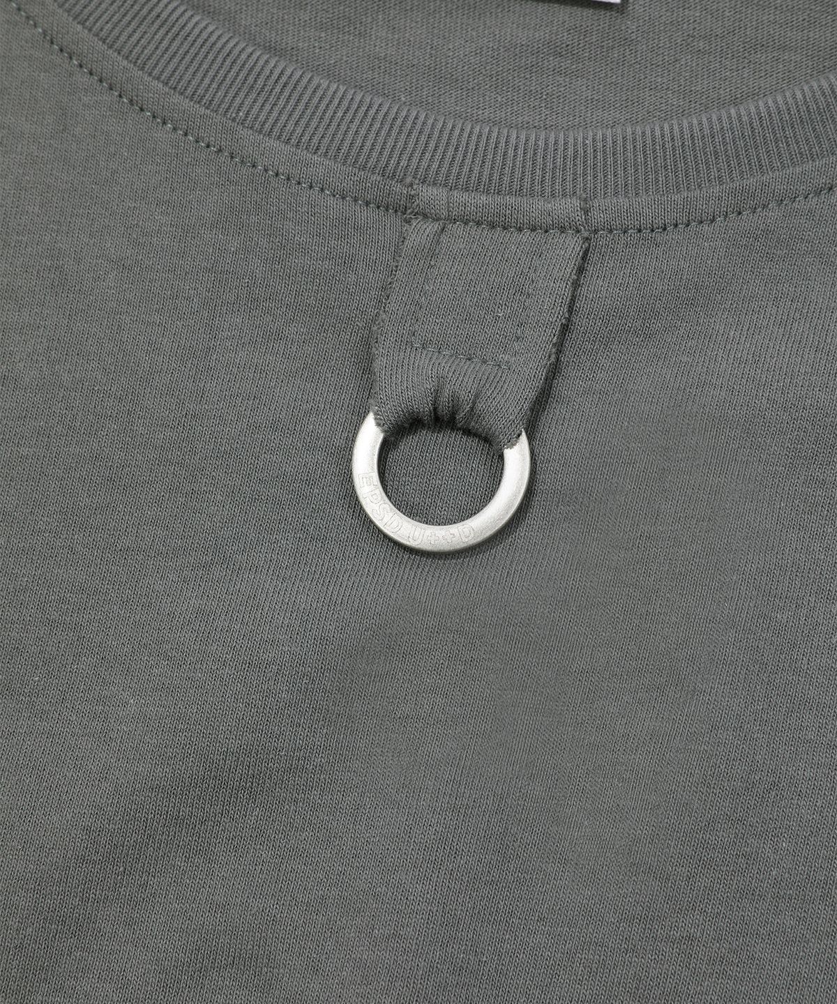 에피소드 언타이틀(EPISODE UNTITLED) CUT-OFF LOGO RING POINT T-SHIRT_GREY