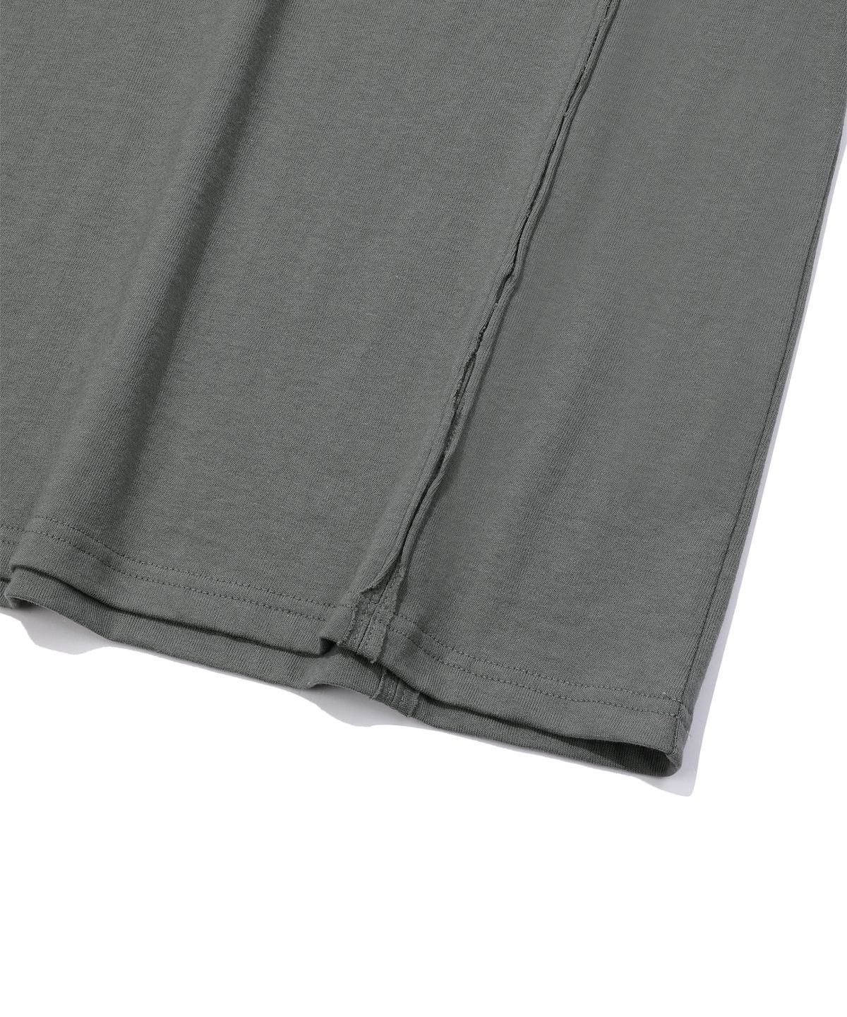 에피소드 언타이틀(EPISODE UNTITLED) CUT-OFF LOGO RING POINT T-SHIRT_GREY