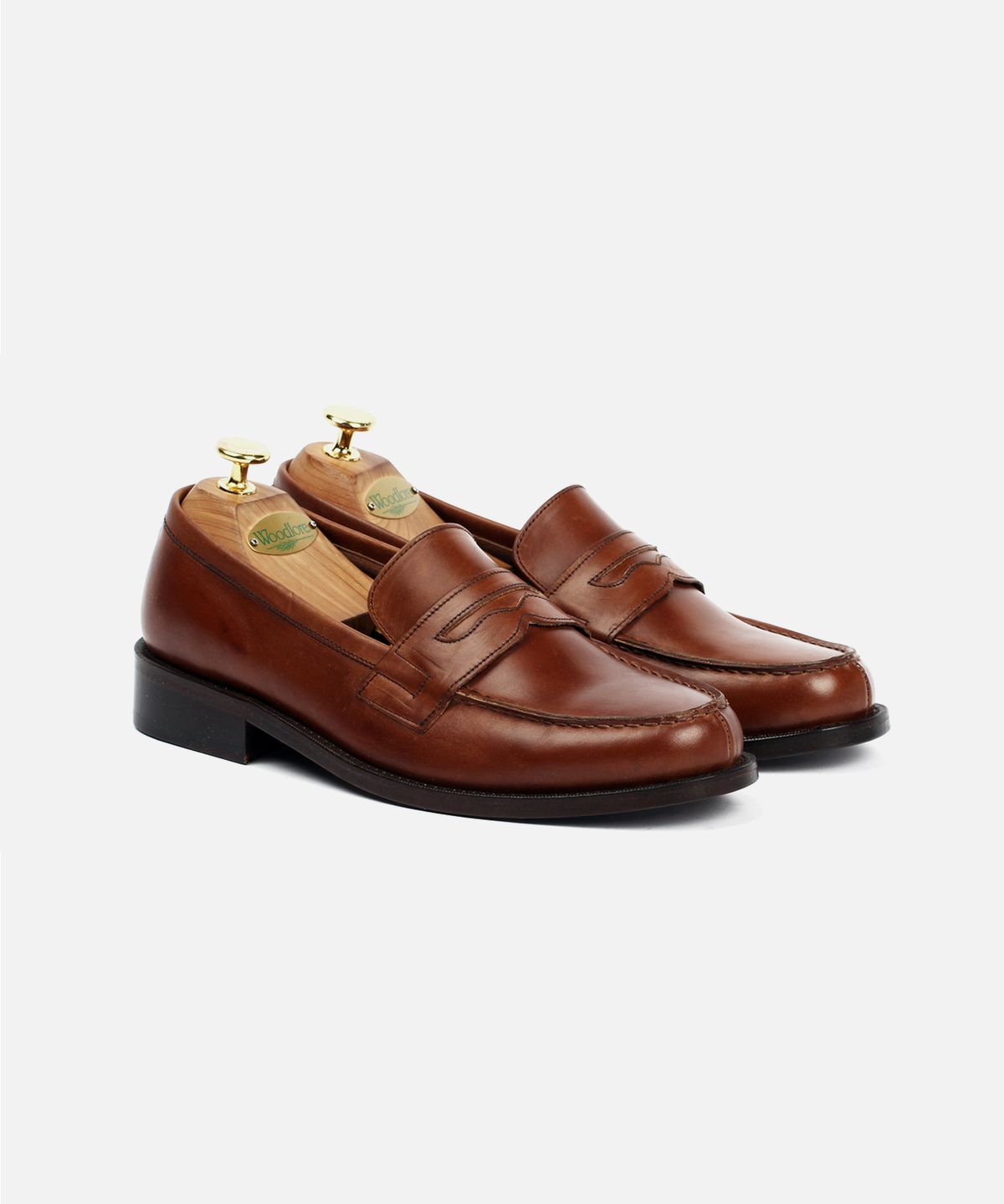 커스텀무드(CUSTOMMOOD) 웨스턴 소가죽 페니로퍼(Italy oil brown)