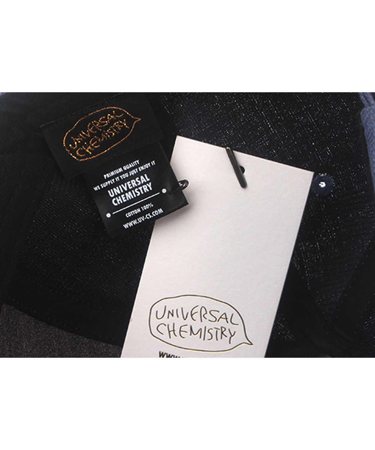 유니버셜 케미스트리(UNIVERSAL CHEMISTRY) Linen Muji Blue Ballcap 린넨모자