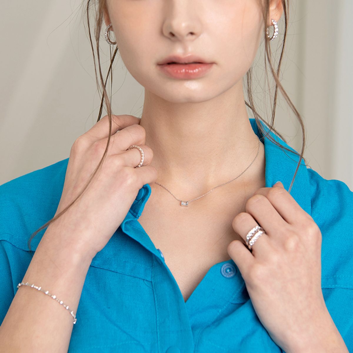 므씨엘(MCEL) 14K/18K 아더메모리즈 탄생석 목걸이