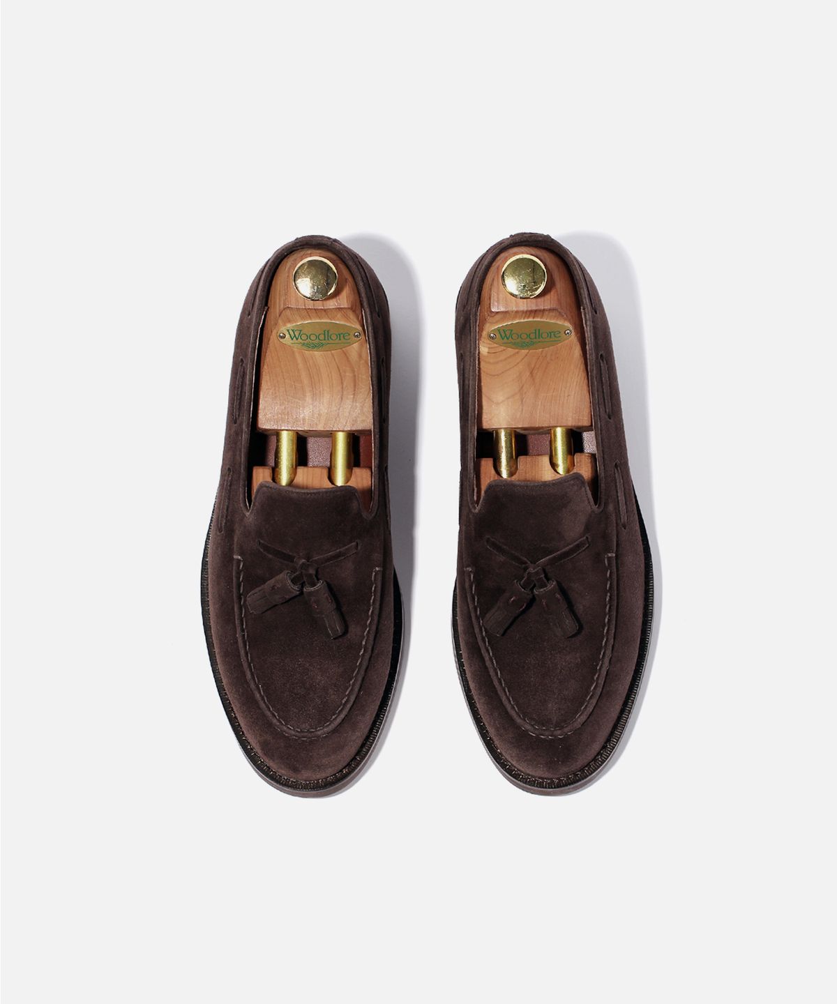 커스텀무드(CUSTOMMOOD) 크림슨 스웨이드 테슬로퍼(choco)