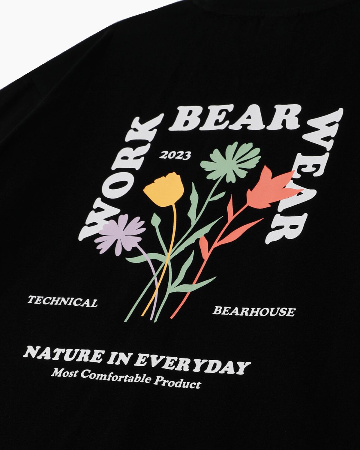 베어하우스(BEARHOUSE) 코트니(Cotny) flower back_BK