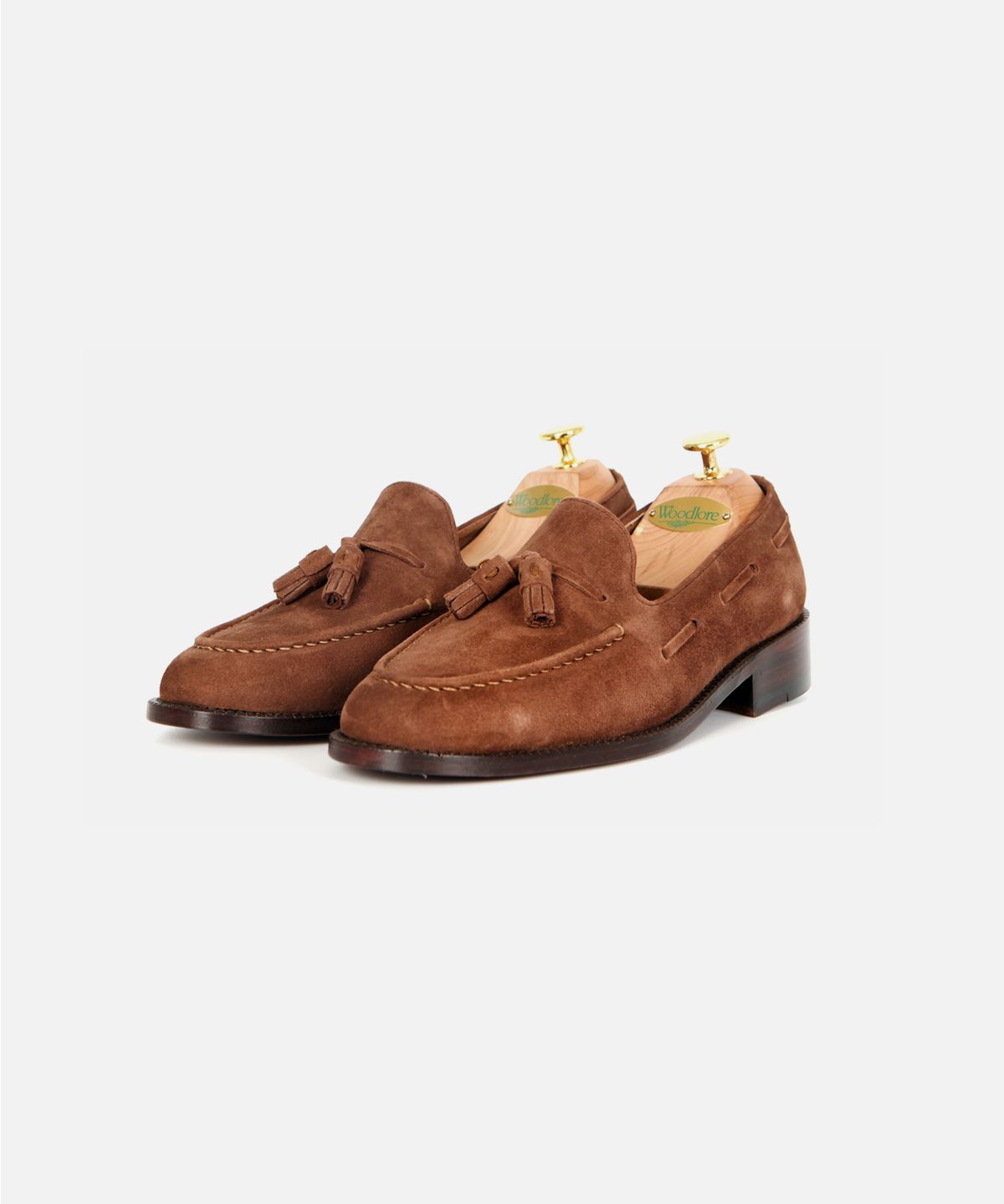 커스텀무드(CUSTOMMOOD) 크림슨 스웨이드 테슬로퍼(brown)