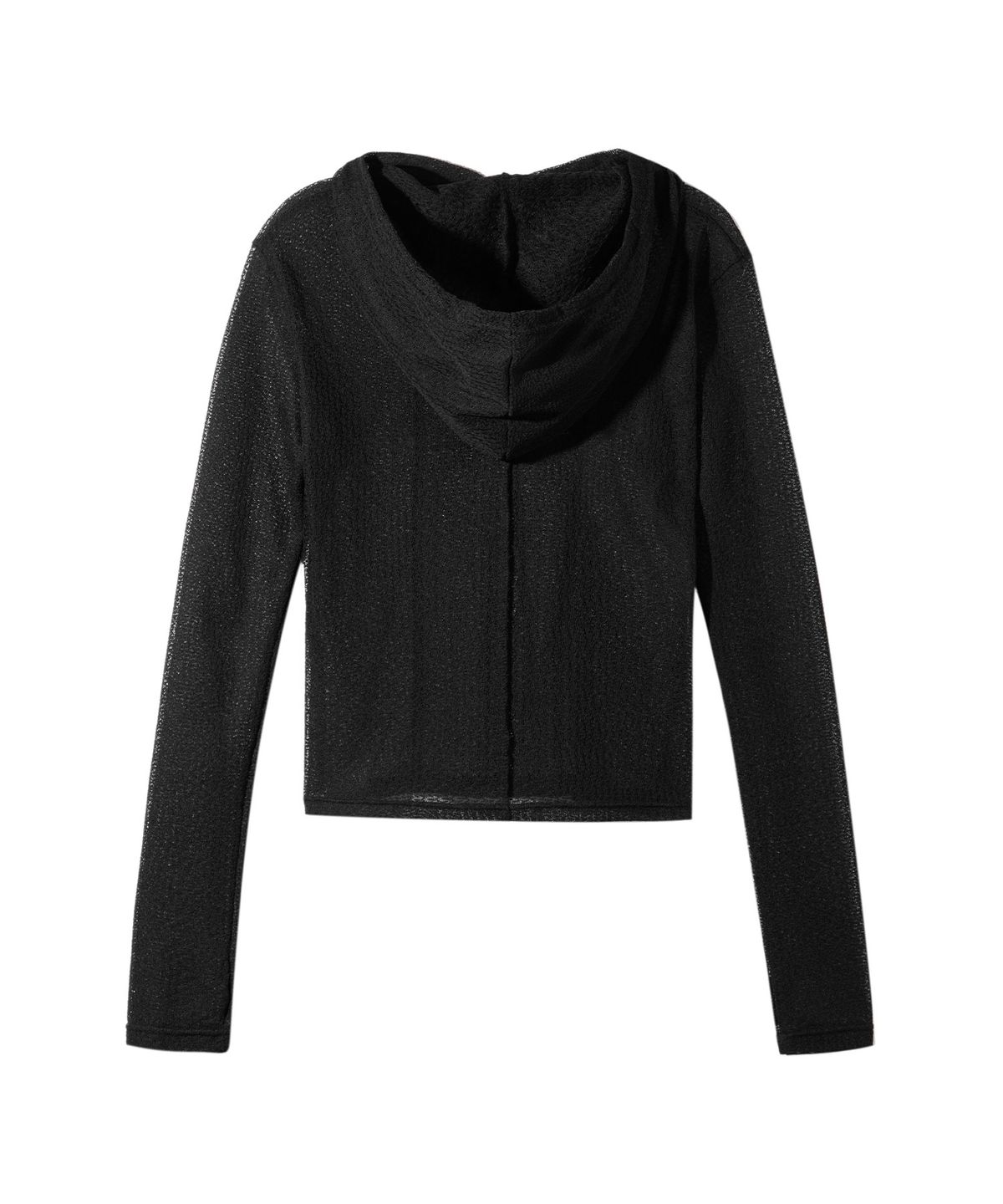 길라아카이브(GILAARCHIVE) SHEER THIN HOODED_BK