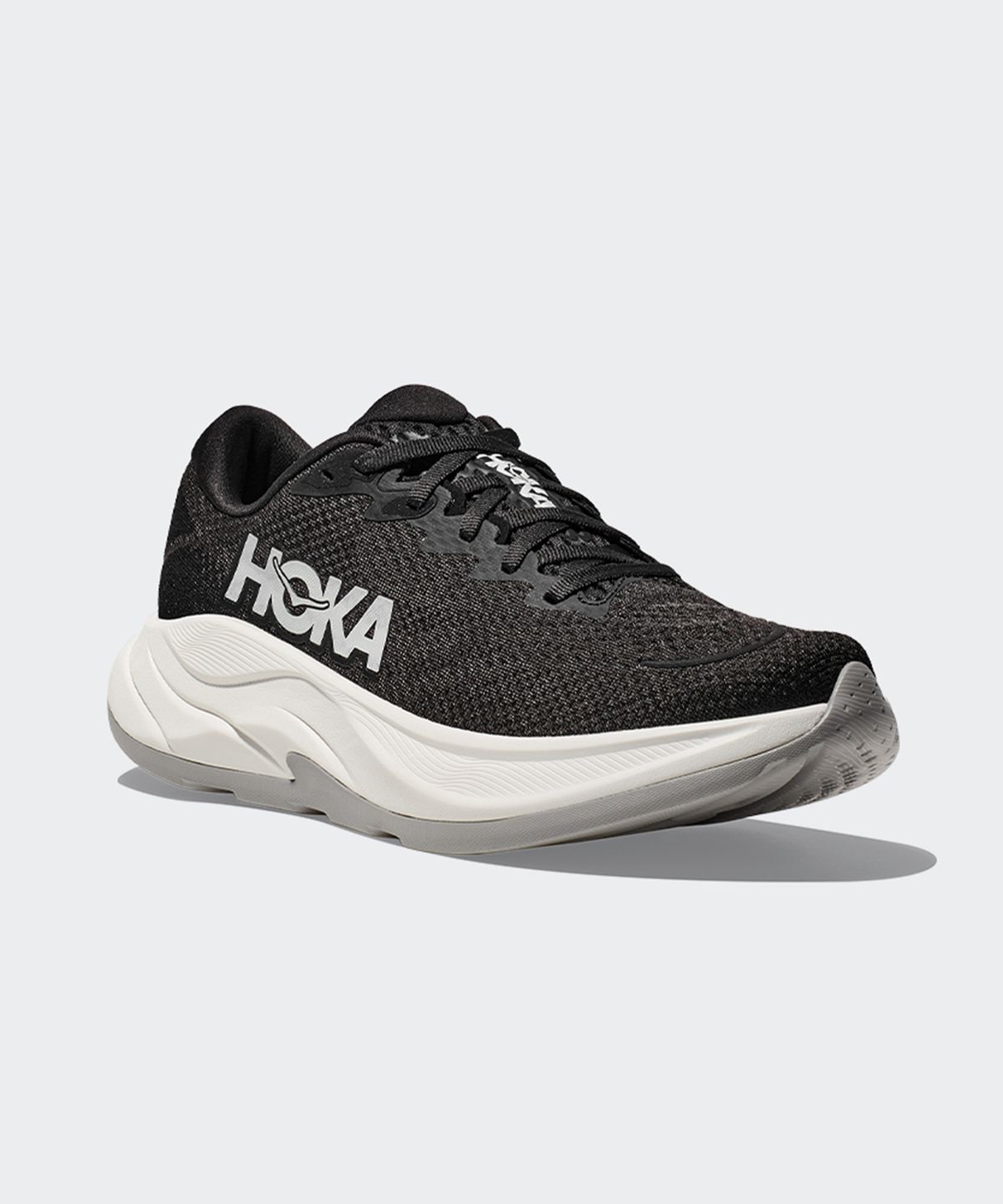 호카(HOKA) (남성) 링컨 4 와이드 - 블랙:화이트 / 1155132-BWHT
